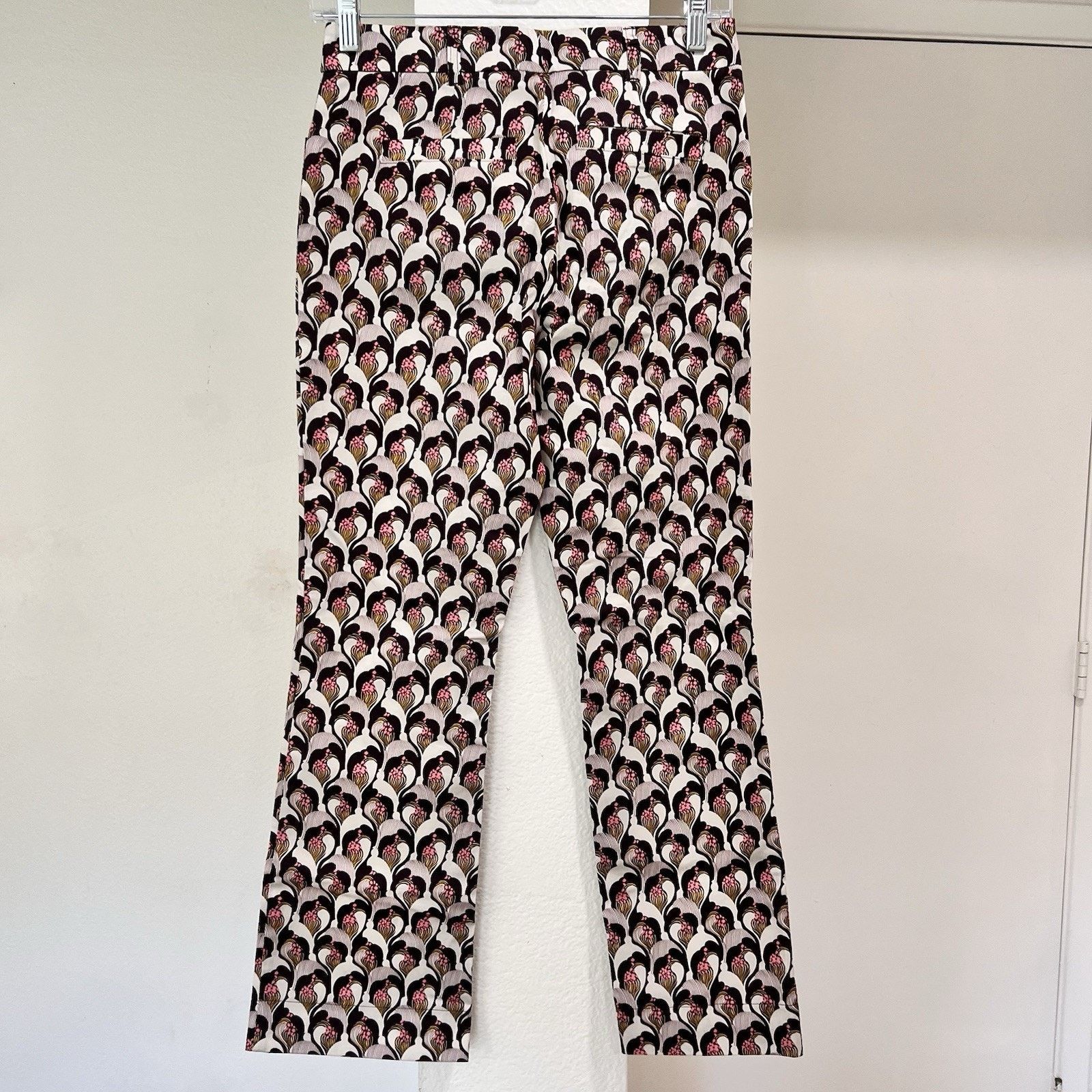 Laurel Laurel Women’s Trousers 27” Art Deco Ankle Flair Size 26" / US 2 / IT 38 - 3 Thumbnail