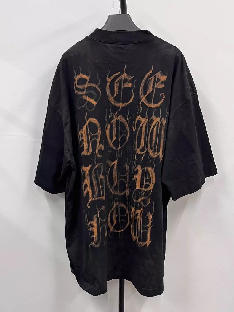 Balenciaga Balenciaga SS23 Abstract Logo monogrammed printed short sle Size US L / EU 52-54 / 3 - 2 Thumbnail
