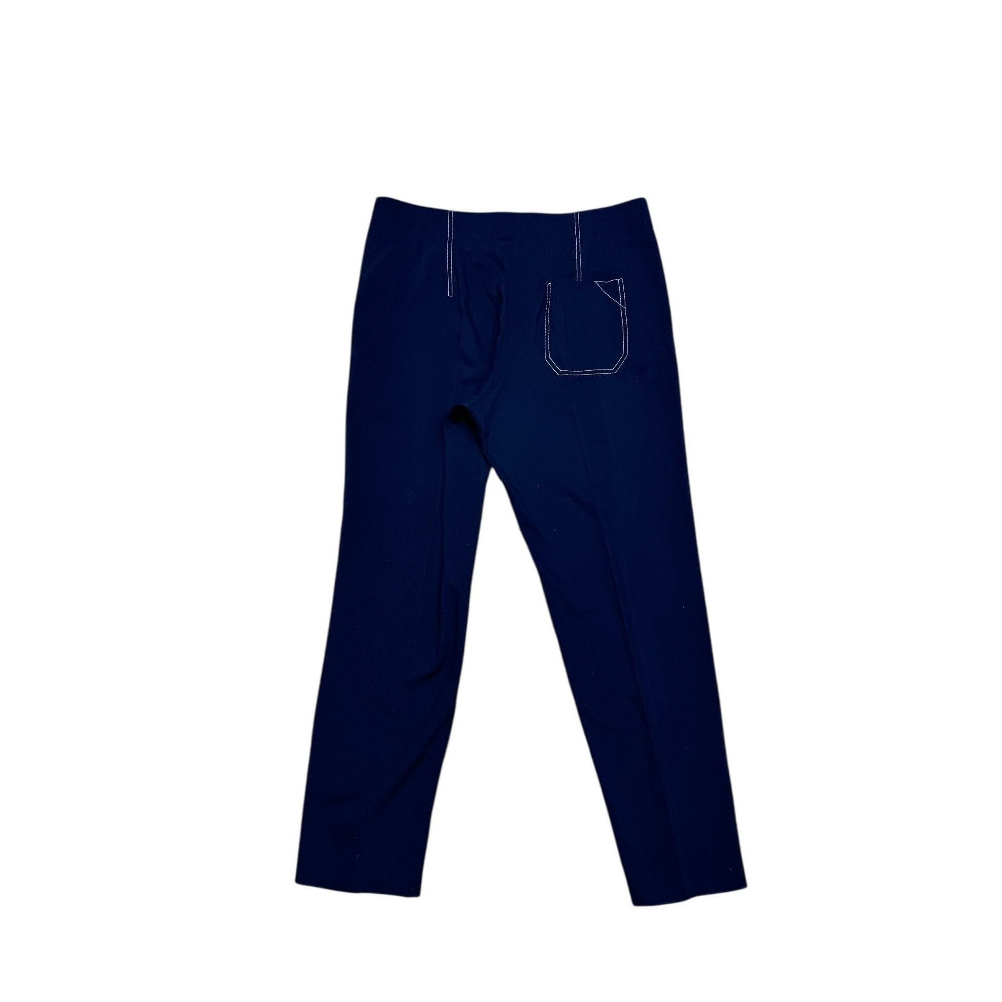 Celine Navy Wool Trousers Size 32" / US 10 / IT 46 - 3 Thumbnail