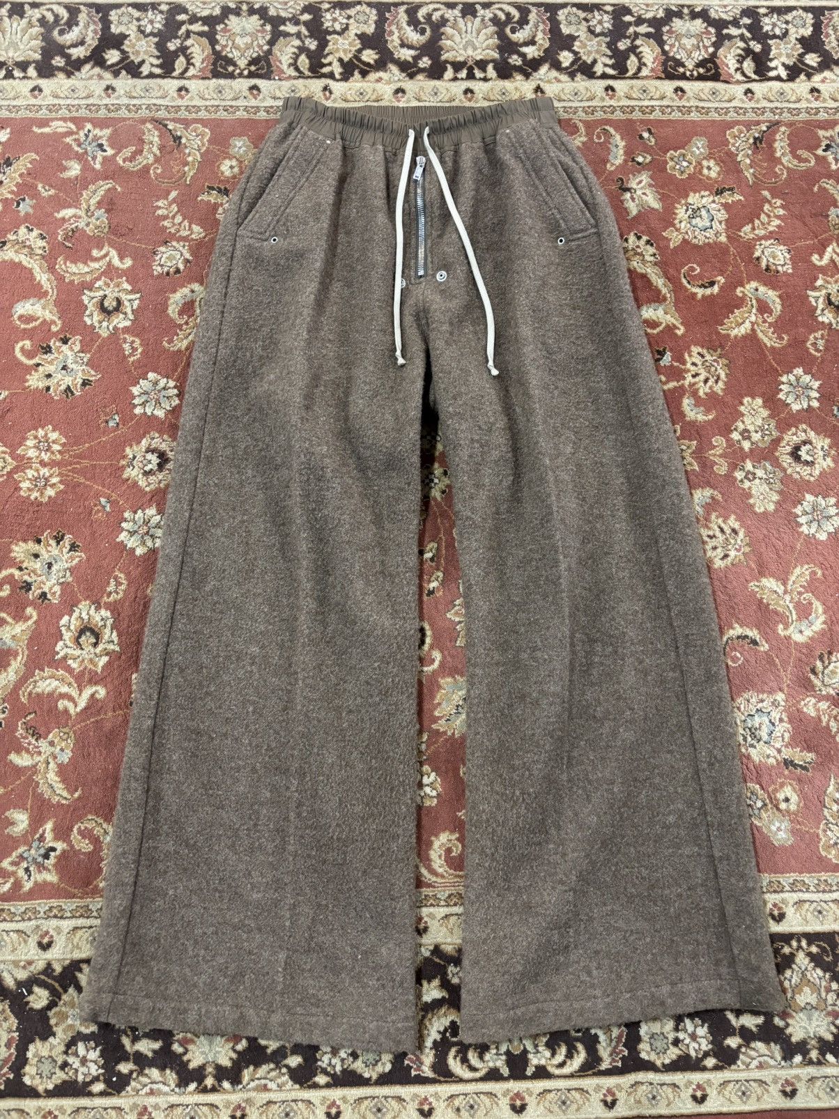 Rick Owens FW24 Rick Owens Porterville Bela Wool Fawn Pants Size US 36 / EU 52 - 1 Thumbnail