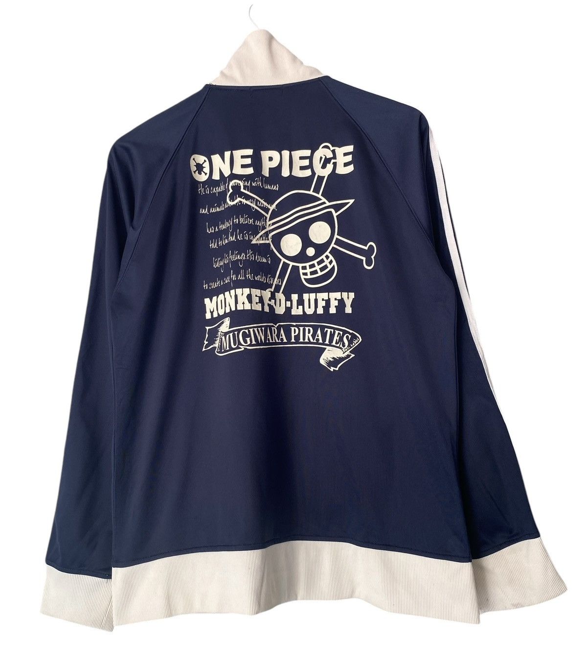Cartoon Network × One Piece × Vintage Vintage ONE PIECE Windbreaker Zipper Jacket Size US L / EU 52-54 / 3 - 6 Thumbnail