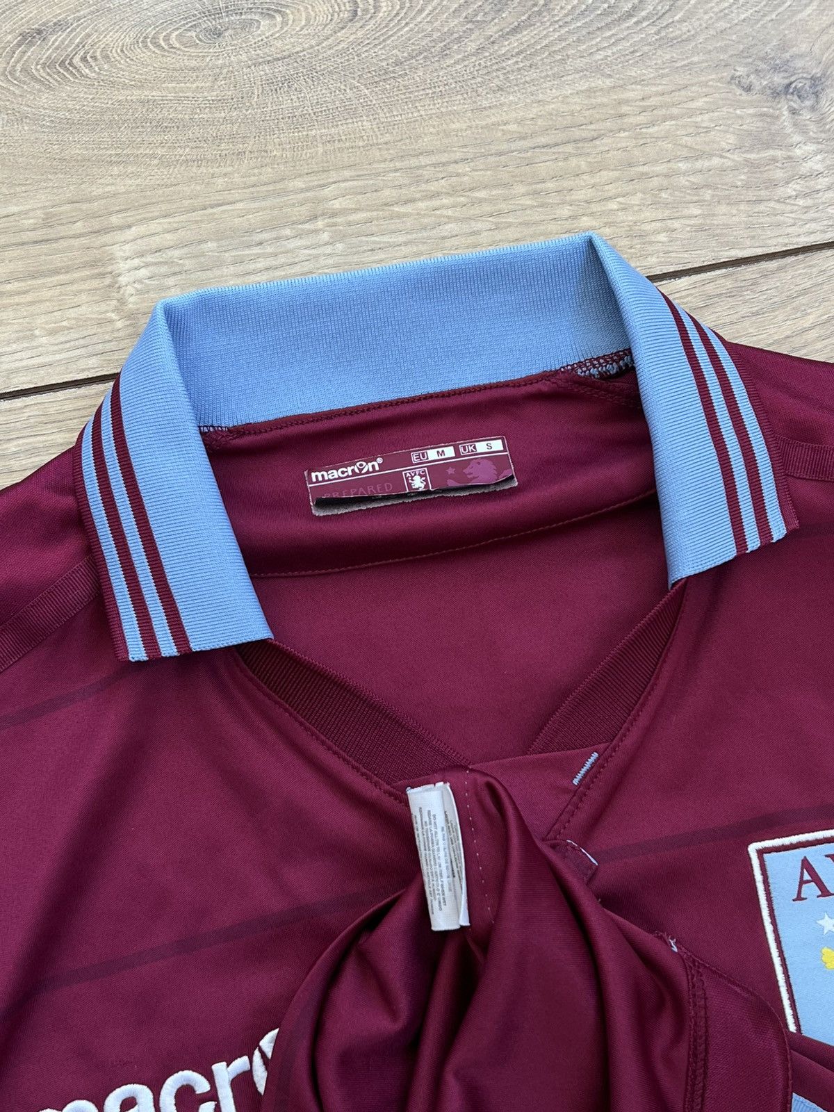 Macron Aston Villa 2014-2015 Home SET Soccer Long Sleeve Jersey Size US M / EU 48-50 / 2 - 16 Thumbnail