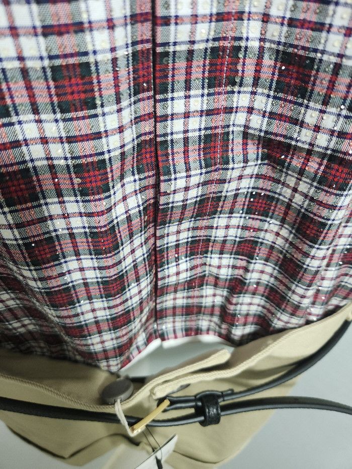 Dsquared2 DSQUARED2 resort 시그니쳐 CHECKED SHIRT DRESS​ Size XS / US 0-2 / IT 36-38 - 5 Thumbnail