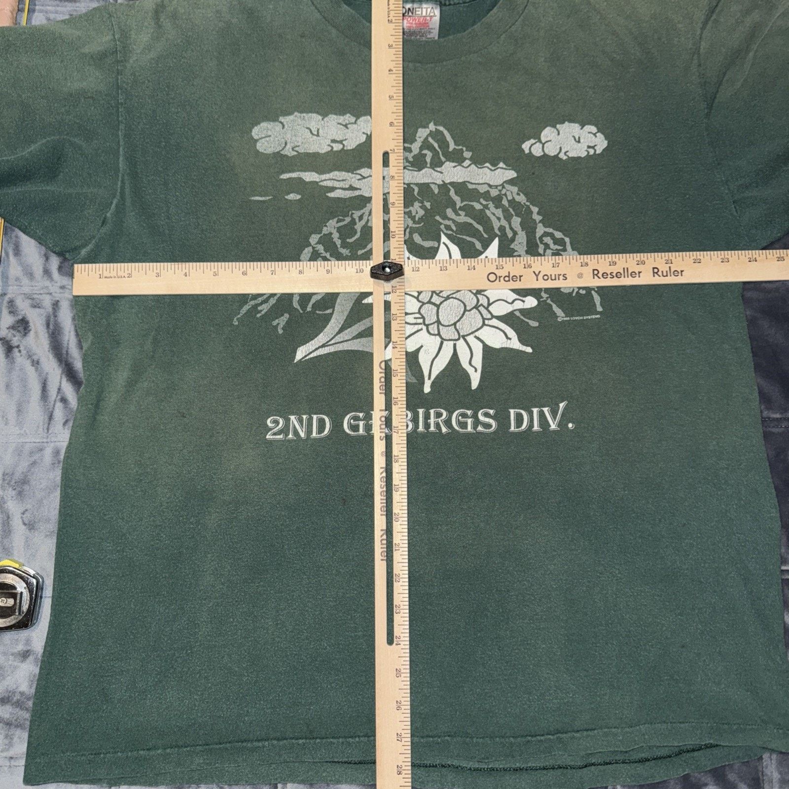 Other Vintage 1995 Gebirgsjäger 2nd Div WWII History Tee Oneita XL Size US XL / EU 56 / 4 - 3 Thumbnail