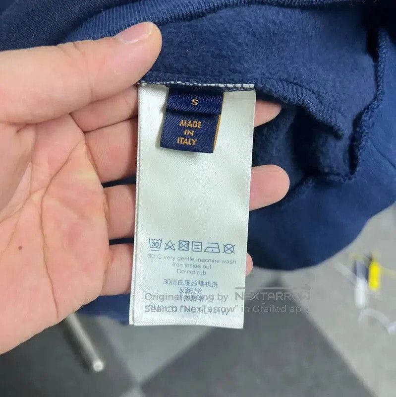 Louis Vuitton Louis Vuitton Navy Cotton Men's Sweatshirt . Size US S / EU 44-46 / 1 - 4 Thumbnail