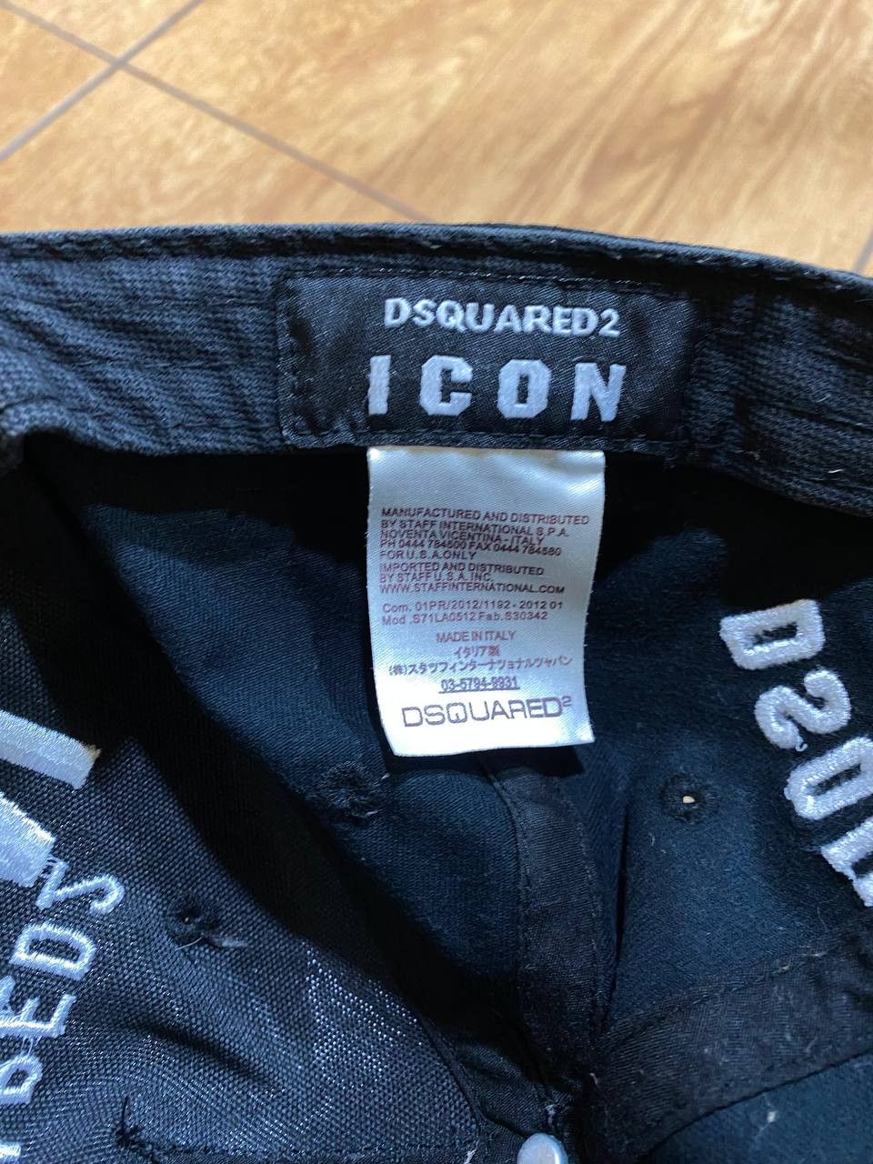 Dsquared2 Rare Dsquared2 cap black with text Size ONE SIZE - 2 Thumbnail