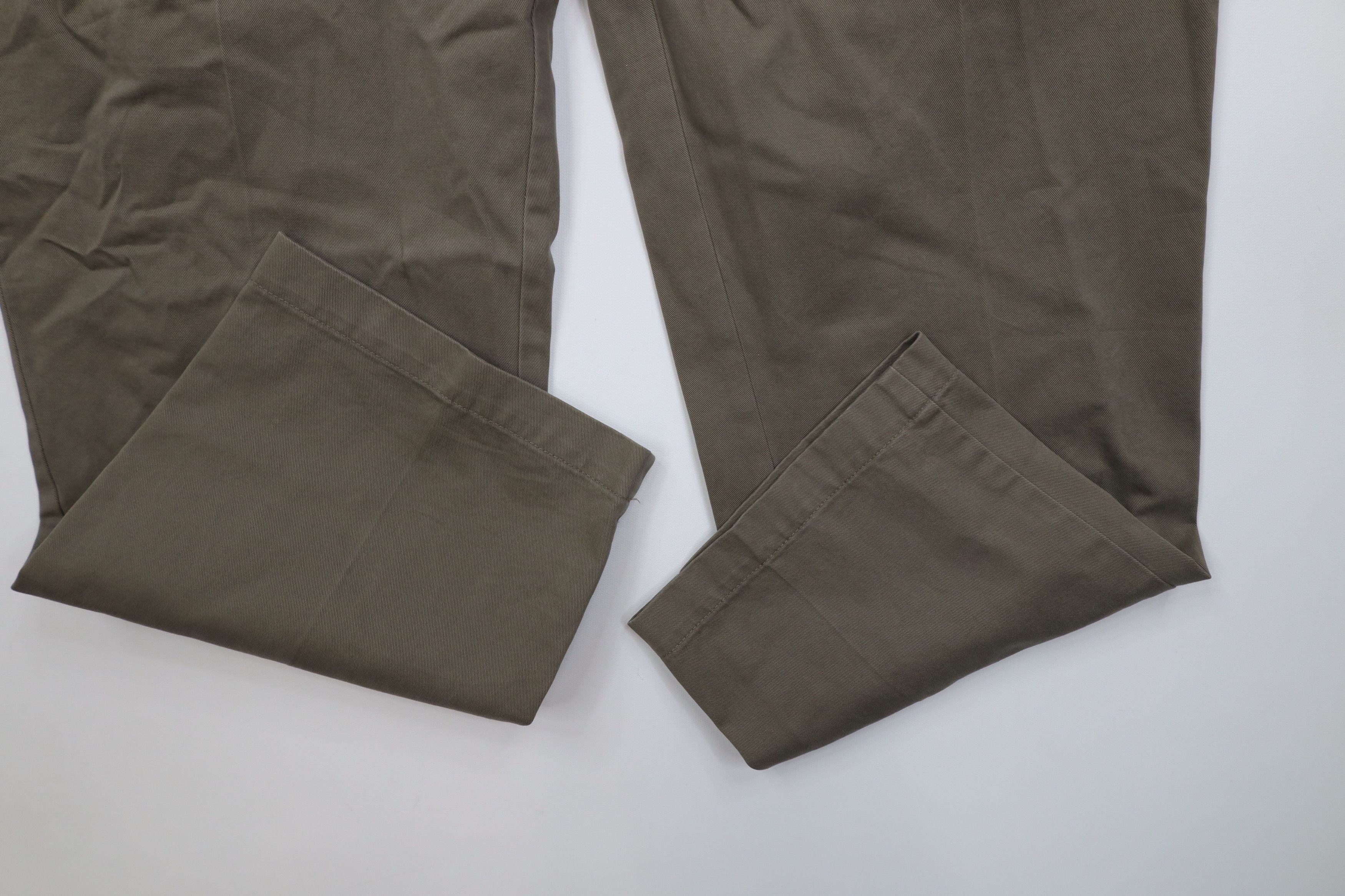 Ralph Lauren Vintage 90s Ralph Lauren Andrew Wide Leg Chino Pants Beige Size US 38 / EU 54 - 5 Thumbnail