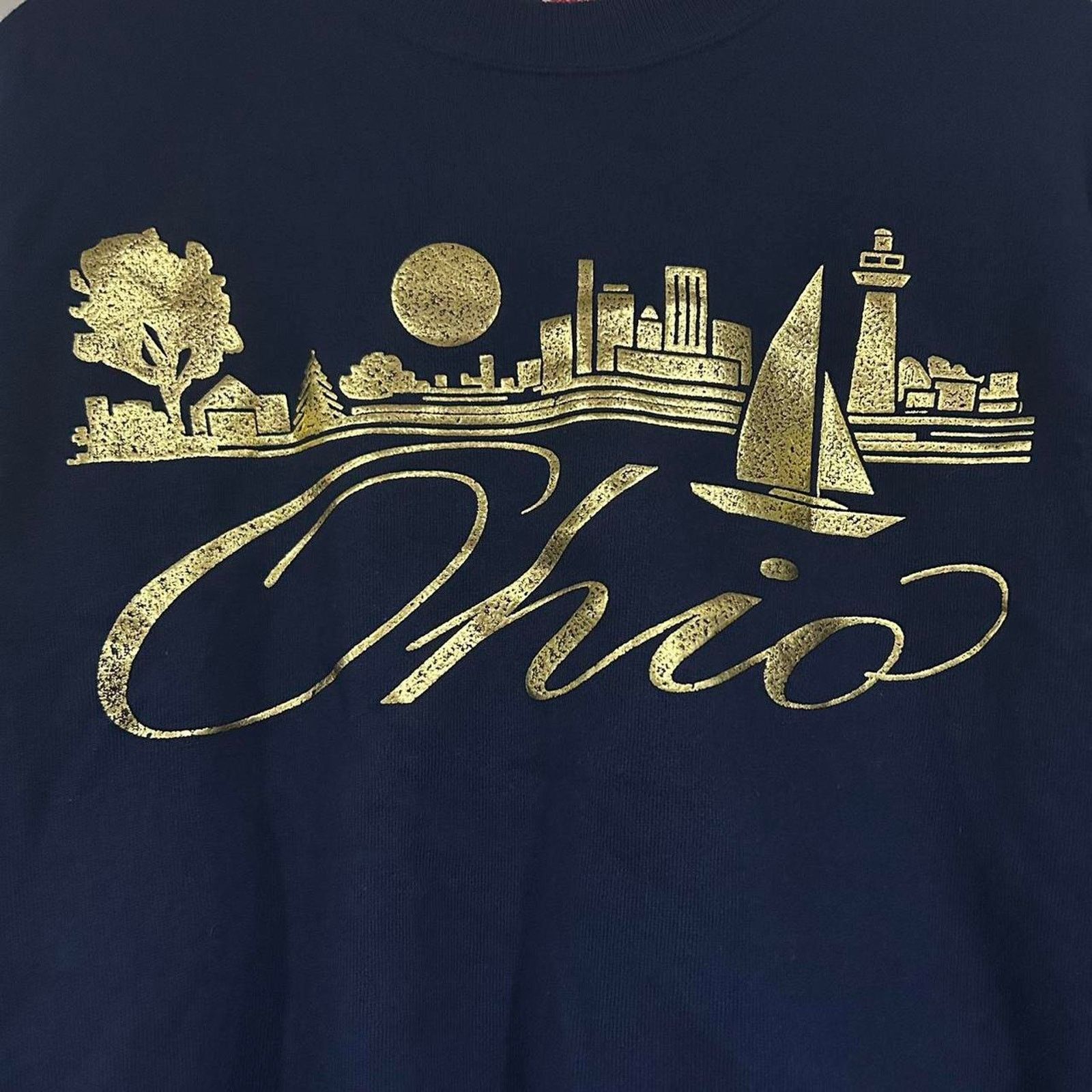 Hanes Vintage Ohio Crewneck Sweatshirt Size XL / US 12-14 / IT 48-50 - 2 Thumbnail
