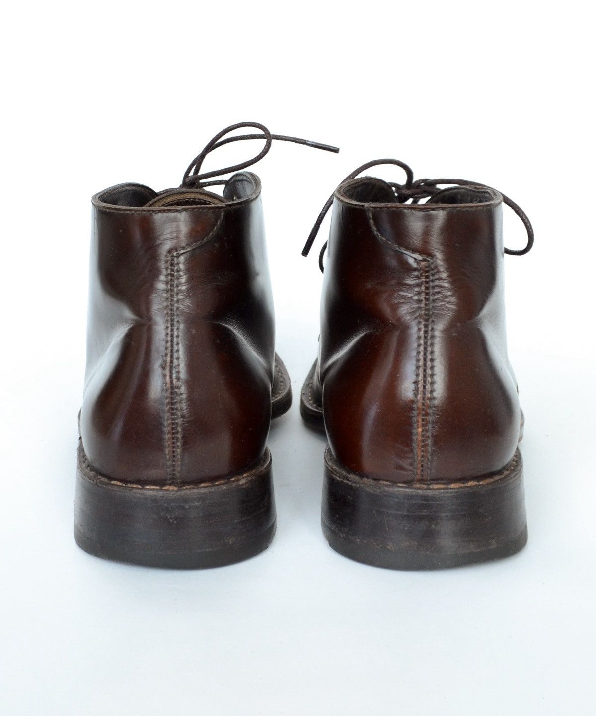 Prada PRADA Boots Desert Leather Shoes Vintage Lace Up Brown Size US 8 / EU 41 - 4 Thumbnail