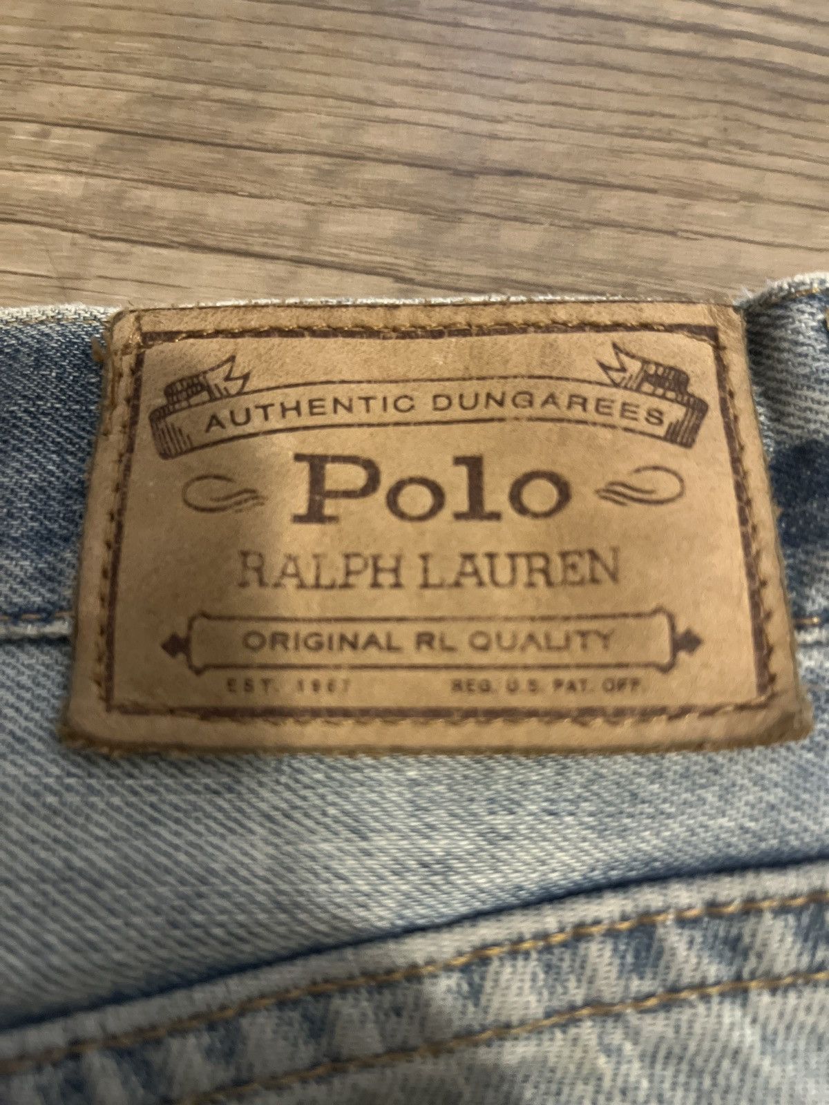 Polo Ralph Lauren Polo Ralph Lauren Light Wash Distressed Denim Size US 31 - 3 Thumbnail