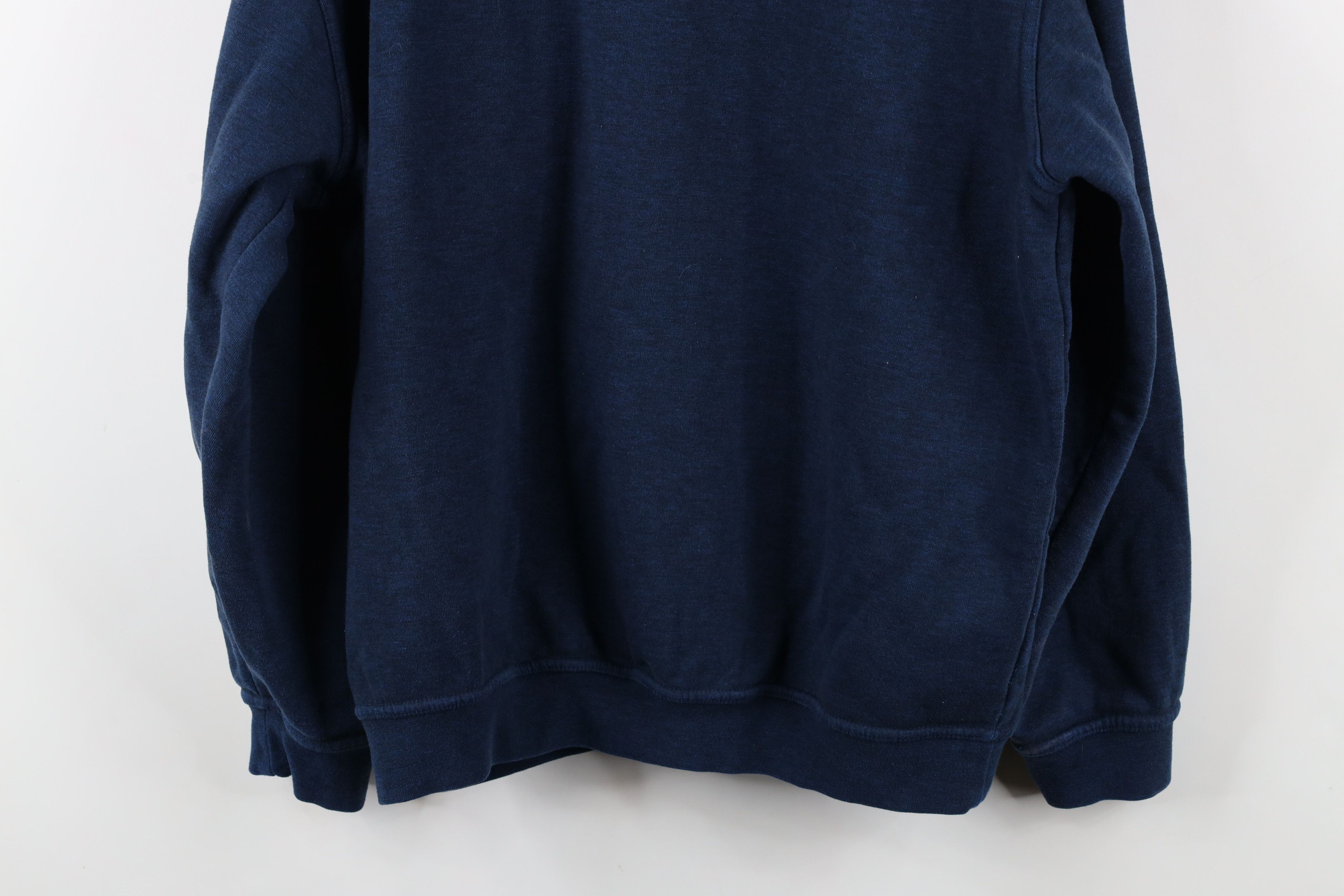 Vintage Vintage 90s Streetwear Collared Pullover Sweatshirt Blue Size US XL / EU 56 / 4 - 13 Thumbnail
