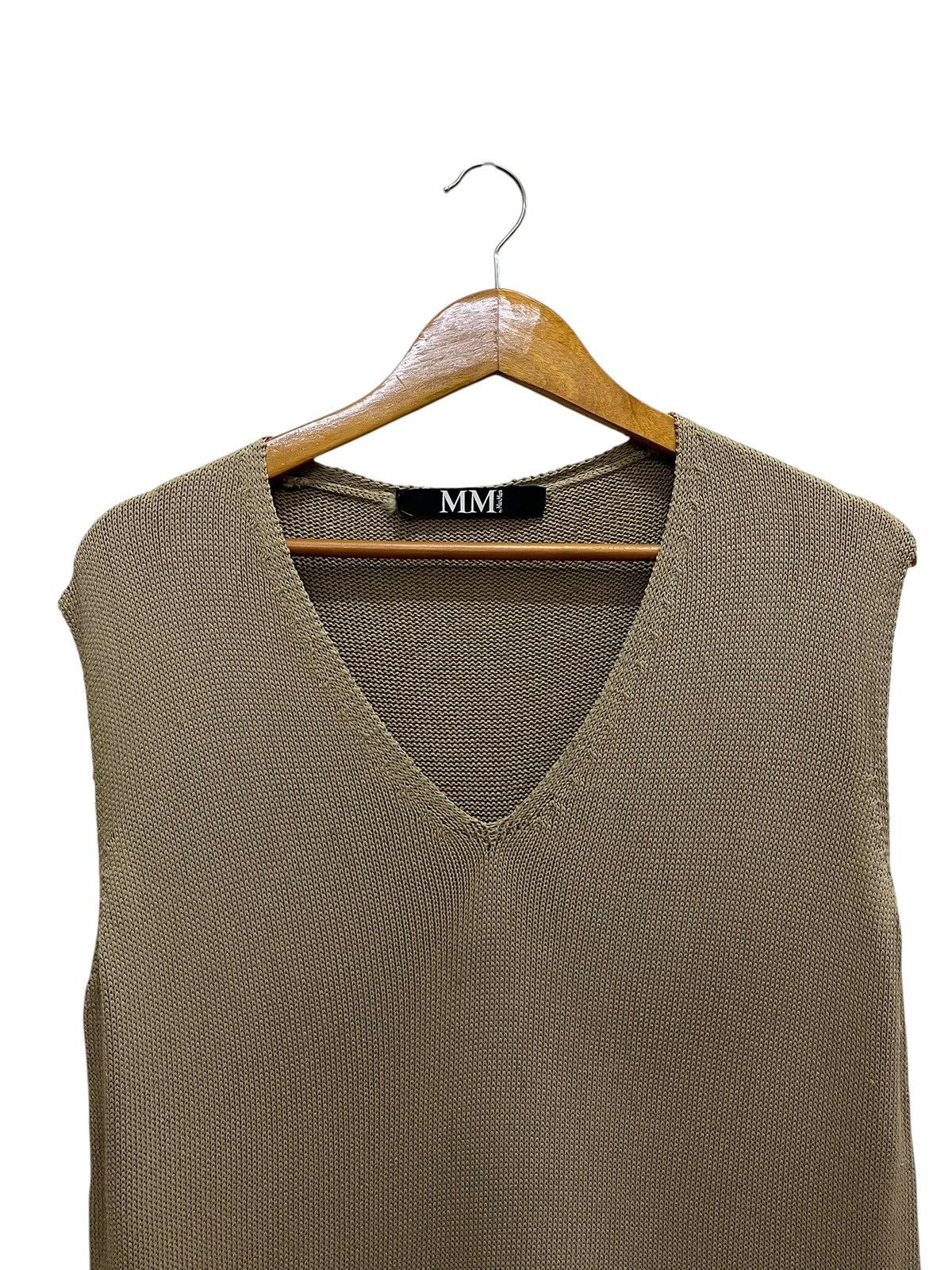Max Mara Max Mara Unisex Fine Wool Knitted Sleeveless Top Size ONE SIZE - 11 Thumbnail