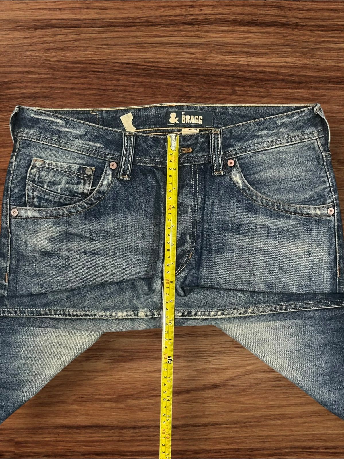 Japanese Brand Vintage Japanese Brand Blue Faded Washed Distressed Jeans Size US 32 / EU 48 - 12 Thumbnail