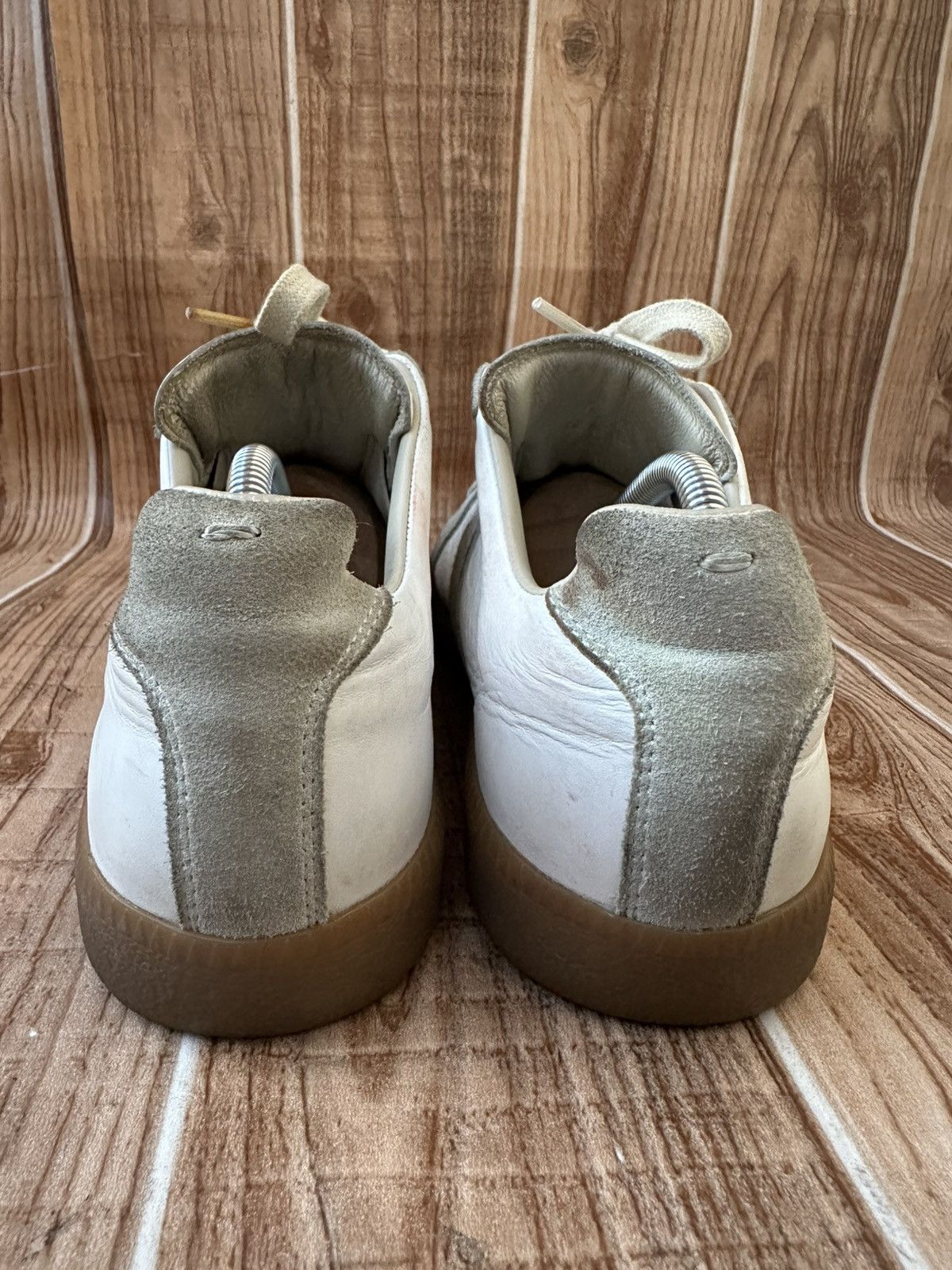 Maison Margiela Maison Margiela REPLICA GAT Gray/White Lowtop Sneaks Size US 8 / EU 41 - 16 Thumbnail