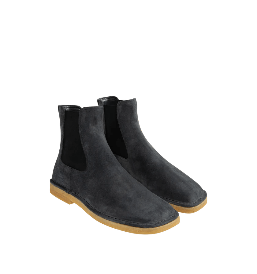 Bottega Veneta o1h1sh10526 Daddy Chelsea Ankle Boot in Navy Blue/Ardoise Size US 10 / EU 43 - 3 Thumbnail