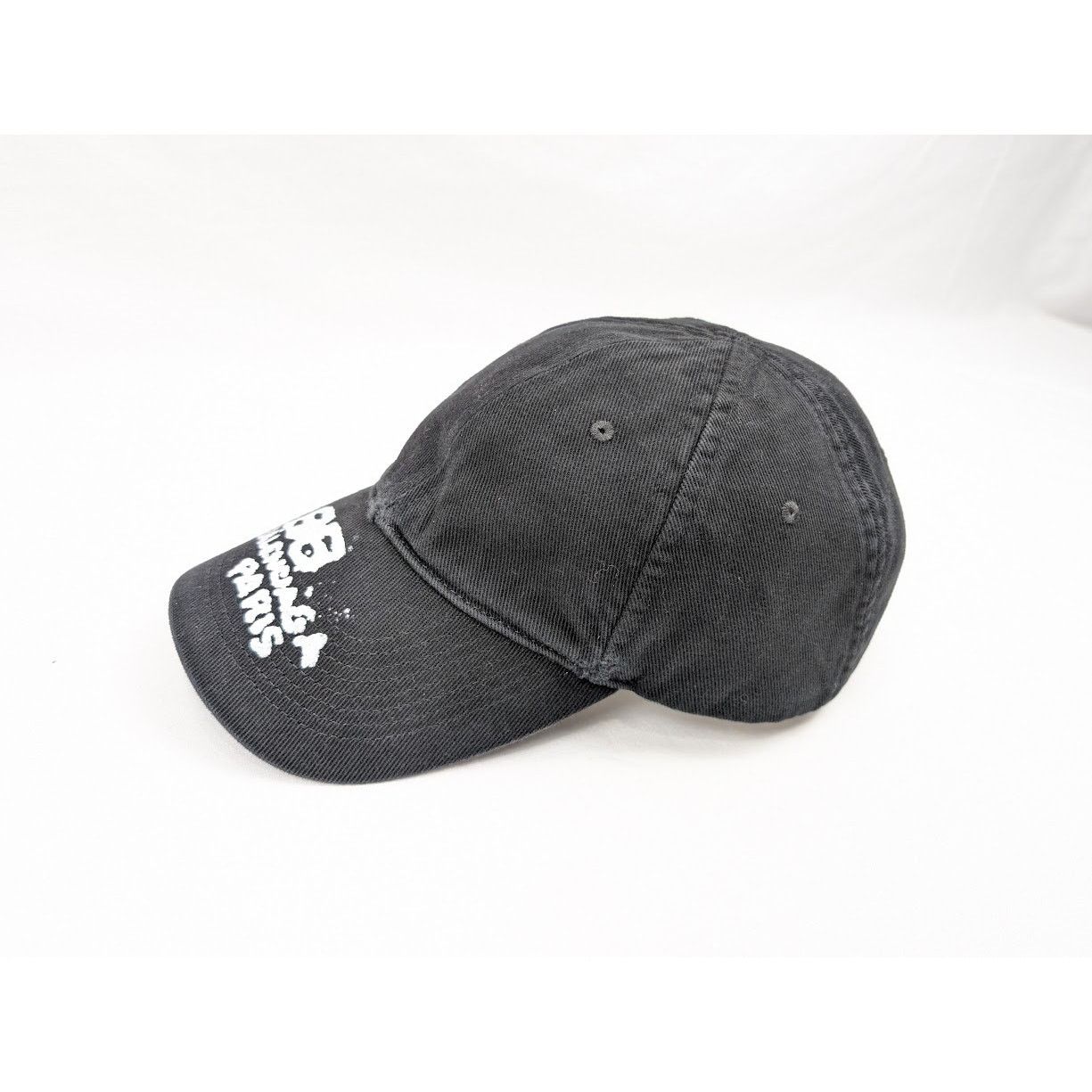 Balenciaga o1rshd1 Q: 2 / Size: L / Cotton Drill Dirty Paris Hat / Cap Size ONE SIZE - 8 Thumbnail