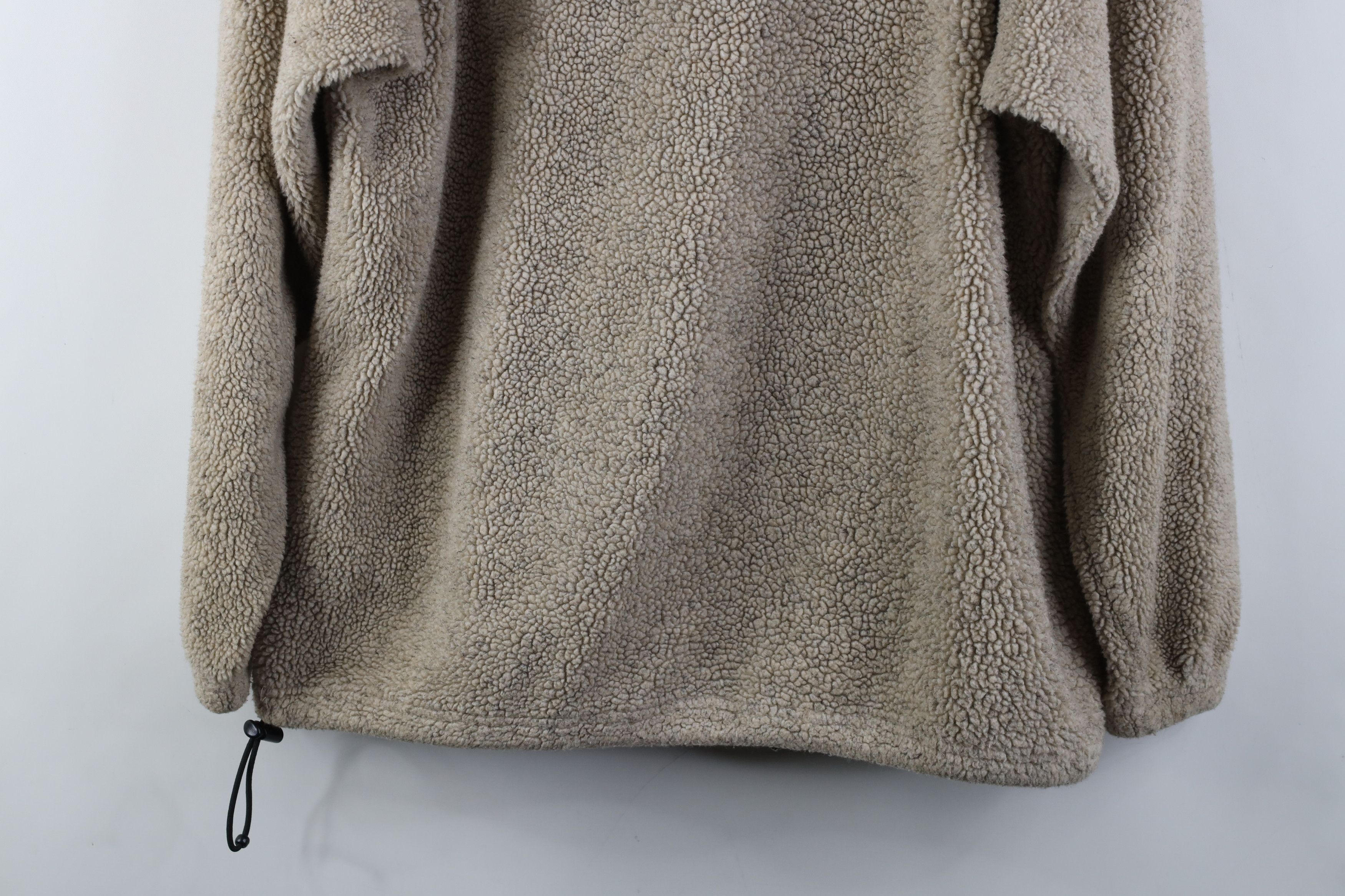 Lands' End Vintage 90s Lands End Half Zip Sweater Oatmeal Brown USA Size M / US 6-8 / IT 42-44 - 14 Thumbnail