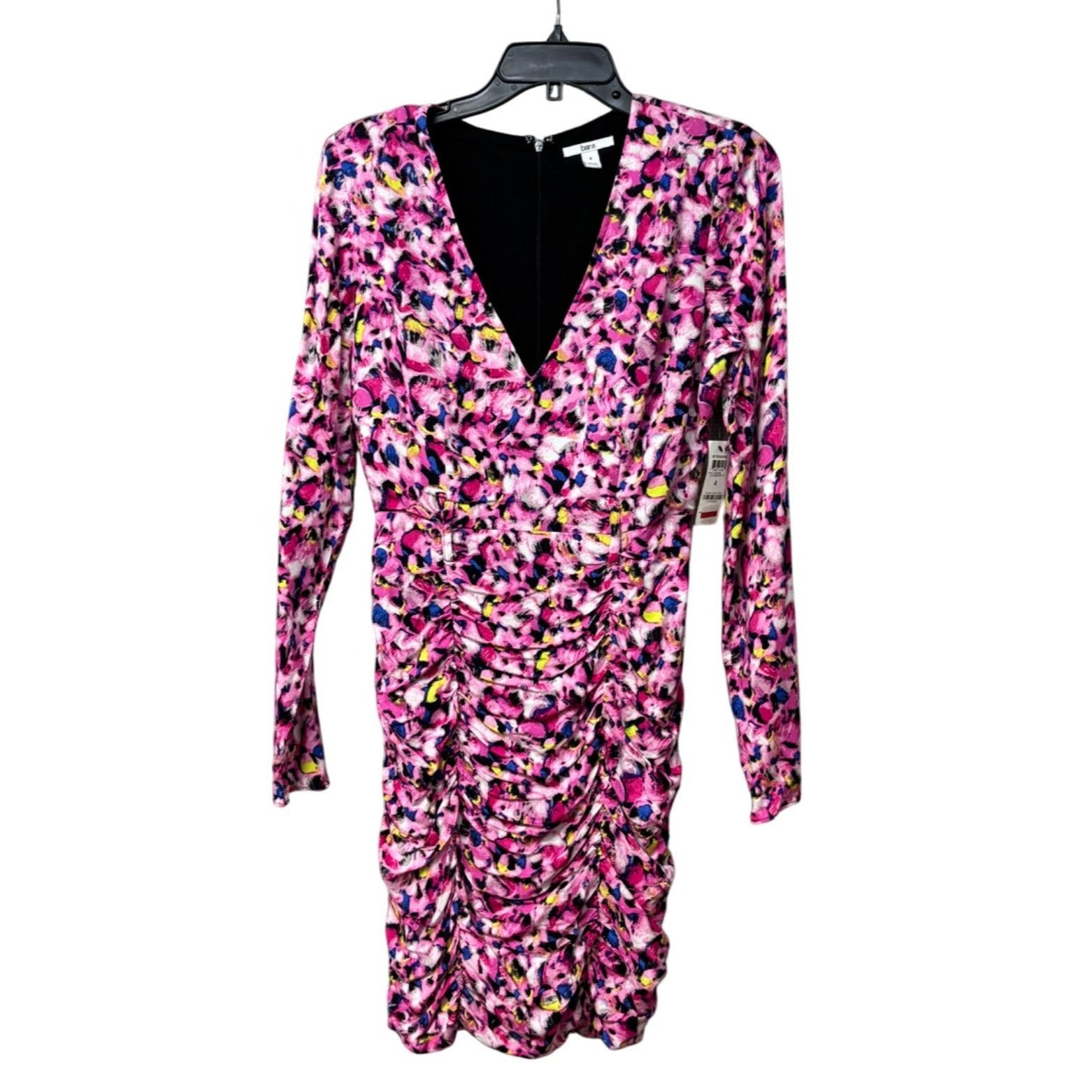 Bar III Bar III Alyssa Belted Mini Dress, Pink-multi, Sz. 4- No bel Size S / US 4 / IT 40 - 9 Thumbnail