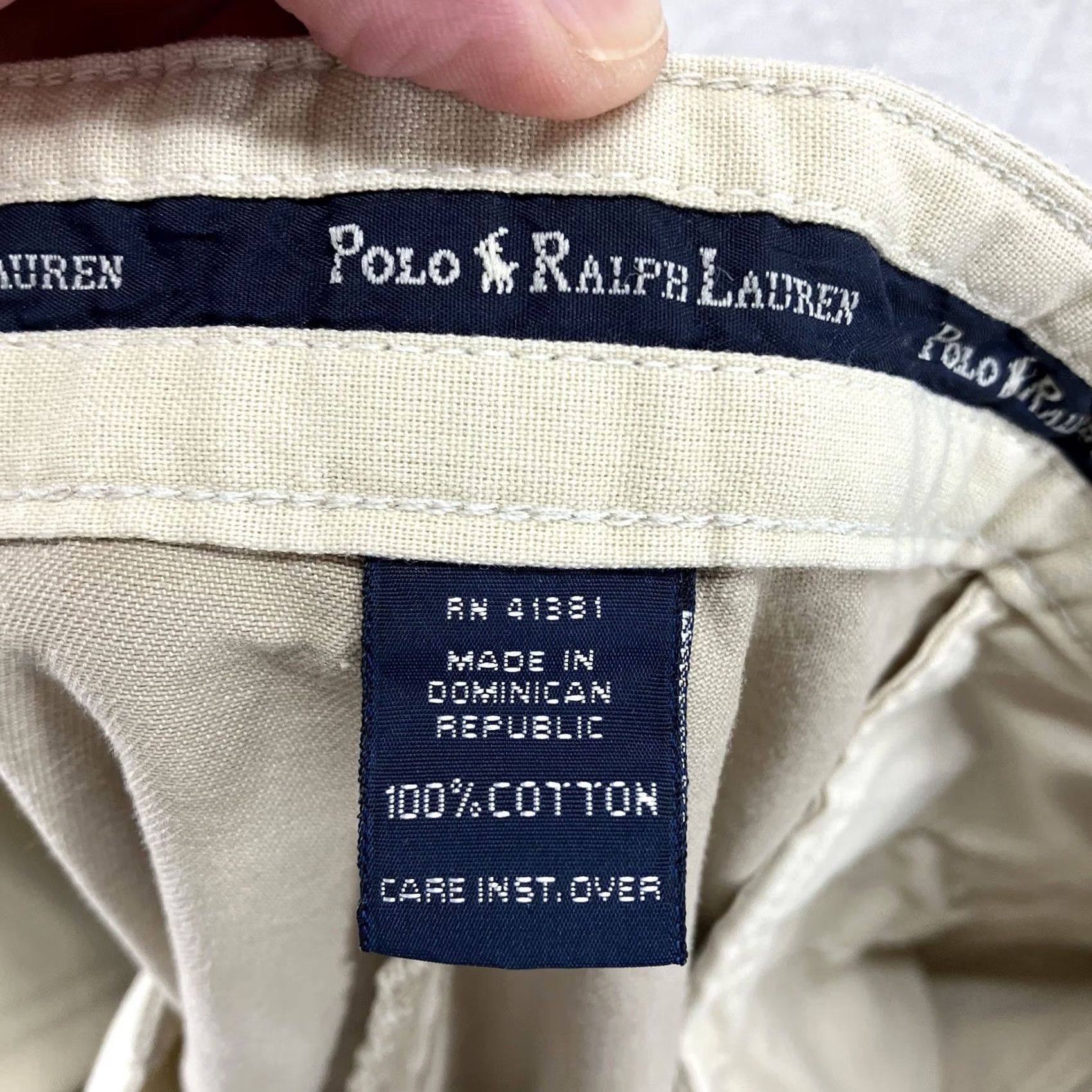 Polo Ralph Lauren VINTAGE Polo Ralph Lauren Andrew Pant Chino Beige 90s Mens Regular 35x31 Pants Size US M / EU 48-50 / 2 - 4 Thumbnail