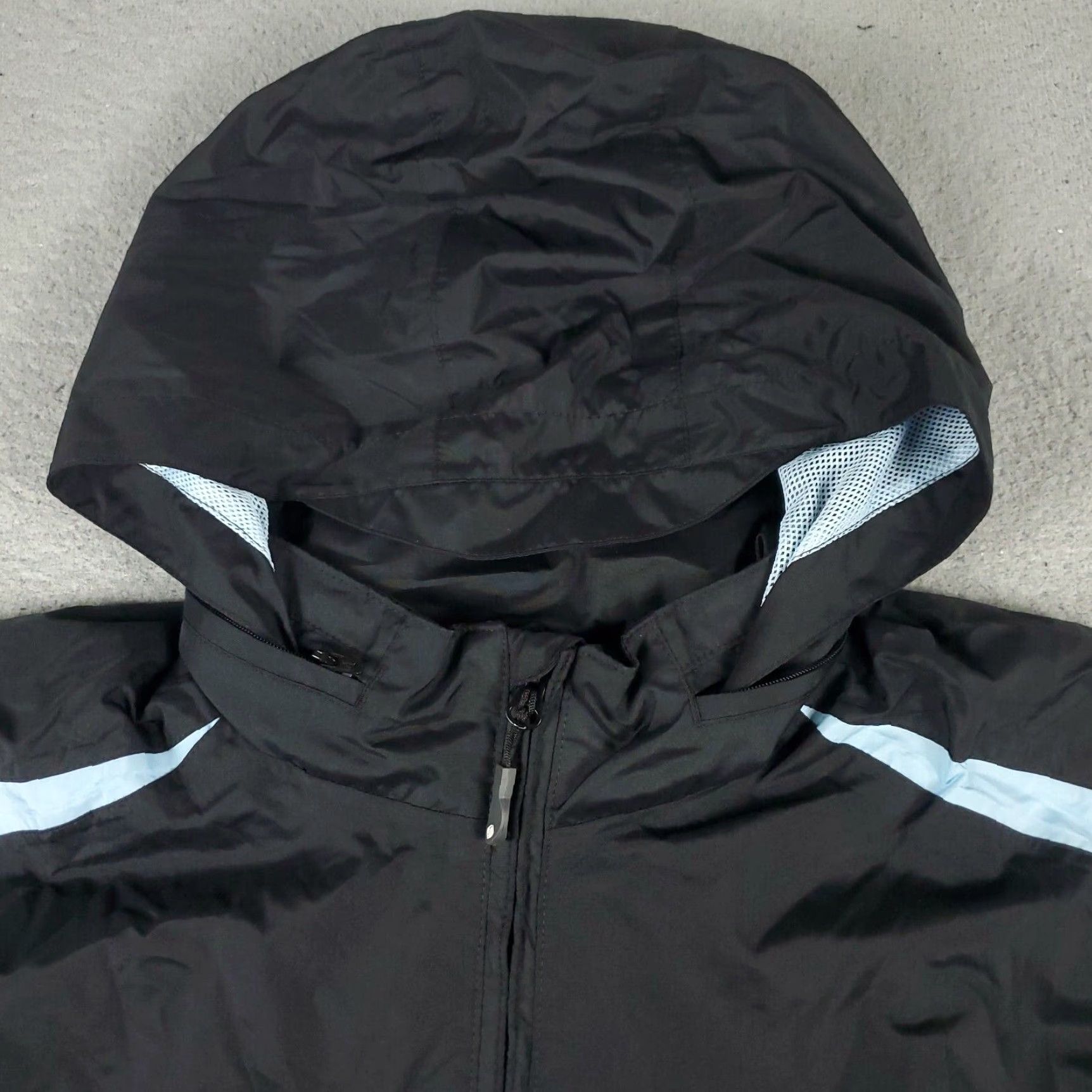 Vintage Sunice Jacket Womens Size XL Black Golf Full Zip Up Hoodie Windbreaker Adult Size XL / US 12-14 / IT 48-50 - 2 Thumbnail
