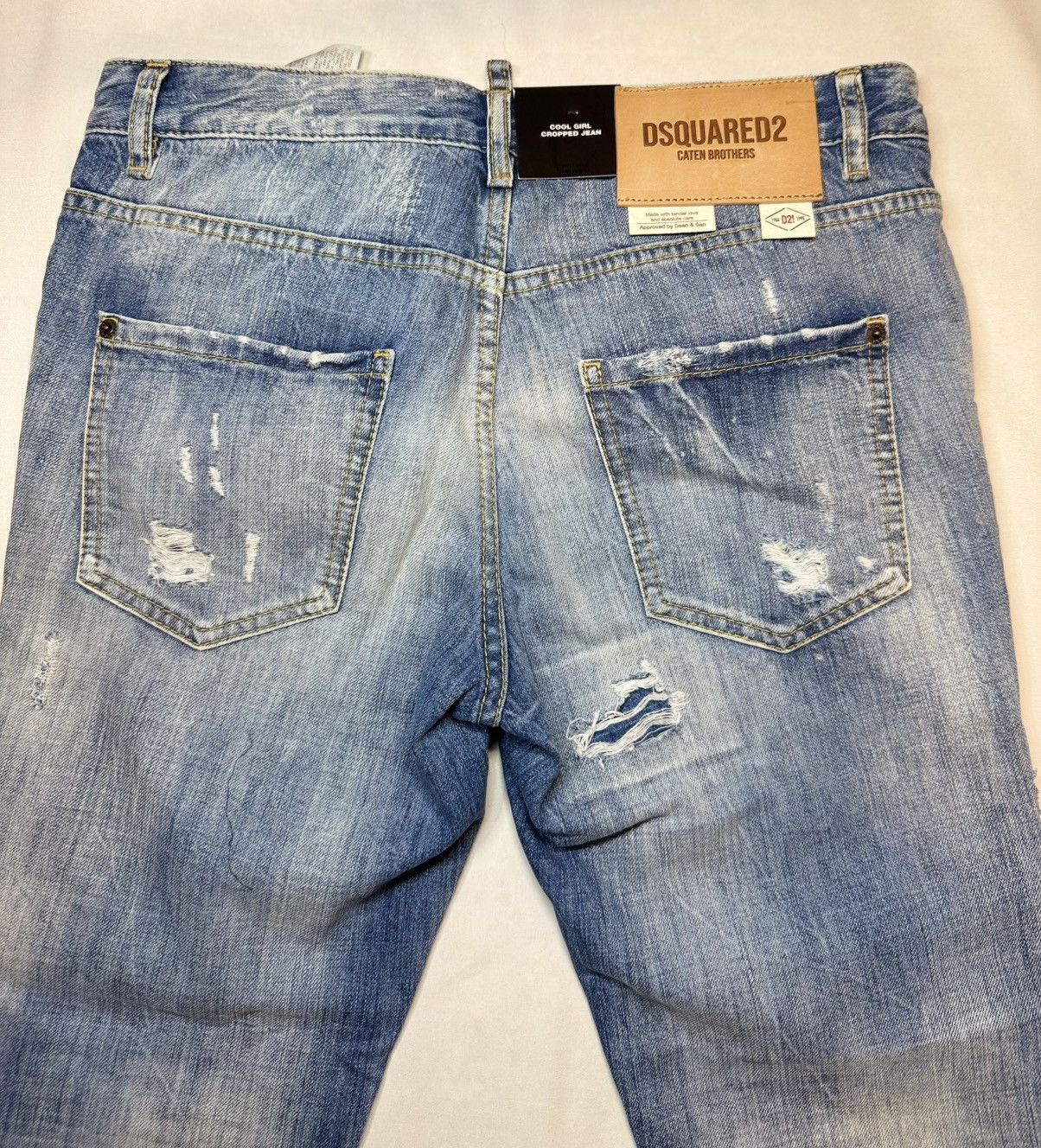 Dsquared2 *$995* 5 Pocket Navy Cool Girl Cropped Jean Size 2 24/25 NWT Size 26" / US 2 / IT 38 - 15 Thumbnail
