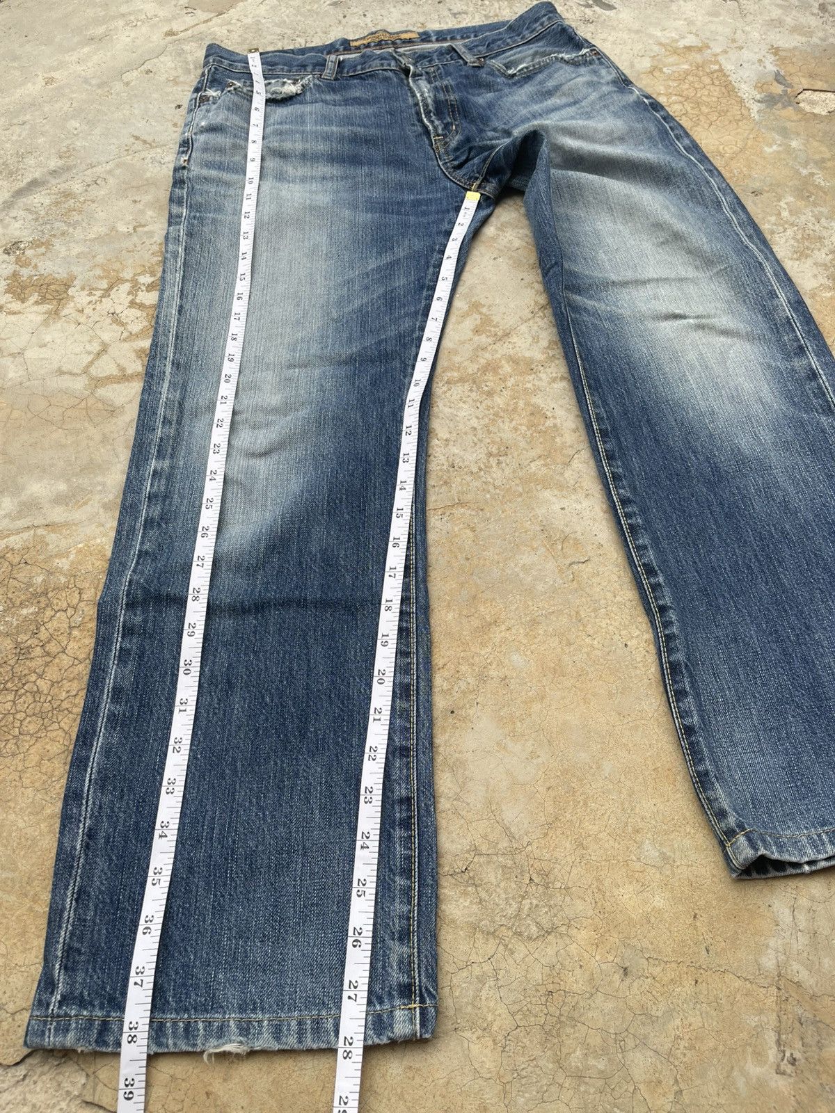 Uniqlo Vintage Uniqlo S-002 Regular Fit Straight Jeans Size US 32 / EU 48 - 12 Thumbnail