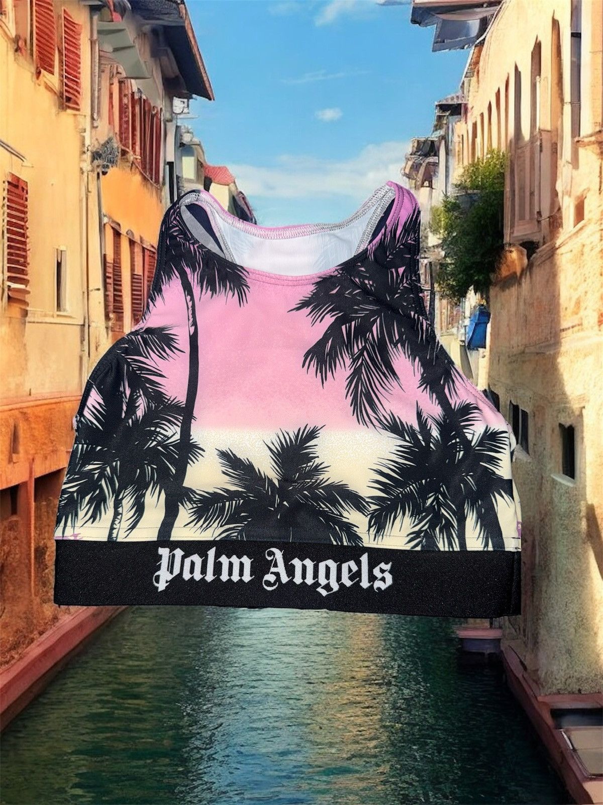 Palm Angels Palm Angels Sunset Printed Sport Top Size S / US 4 / IT 40 - 1 Thumbnail