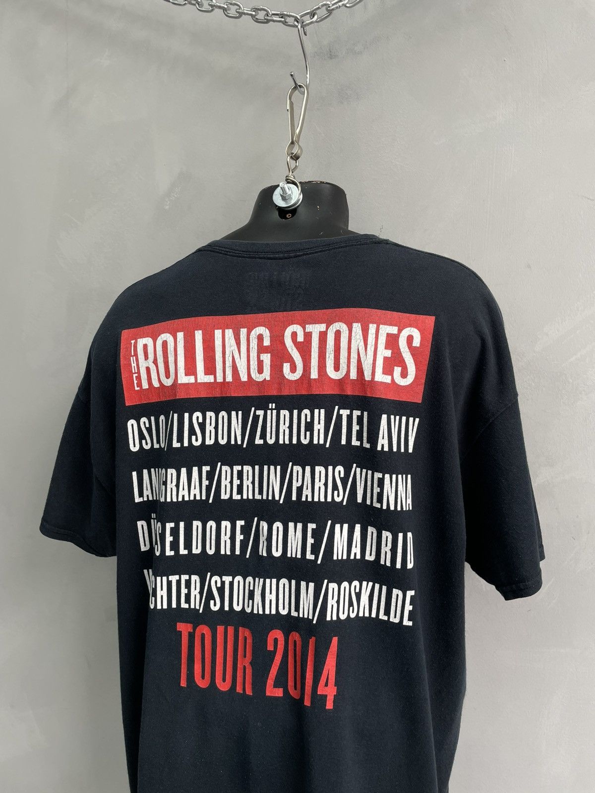 The Rolling Stones Vintage Rolling Stones tour 2014 t shirt y2k Size US L / EU 52-54 / 3 - 7 Thumbnail