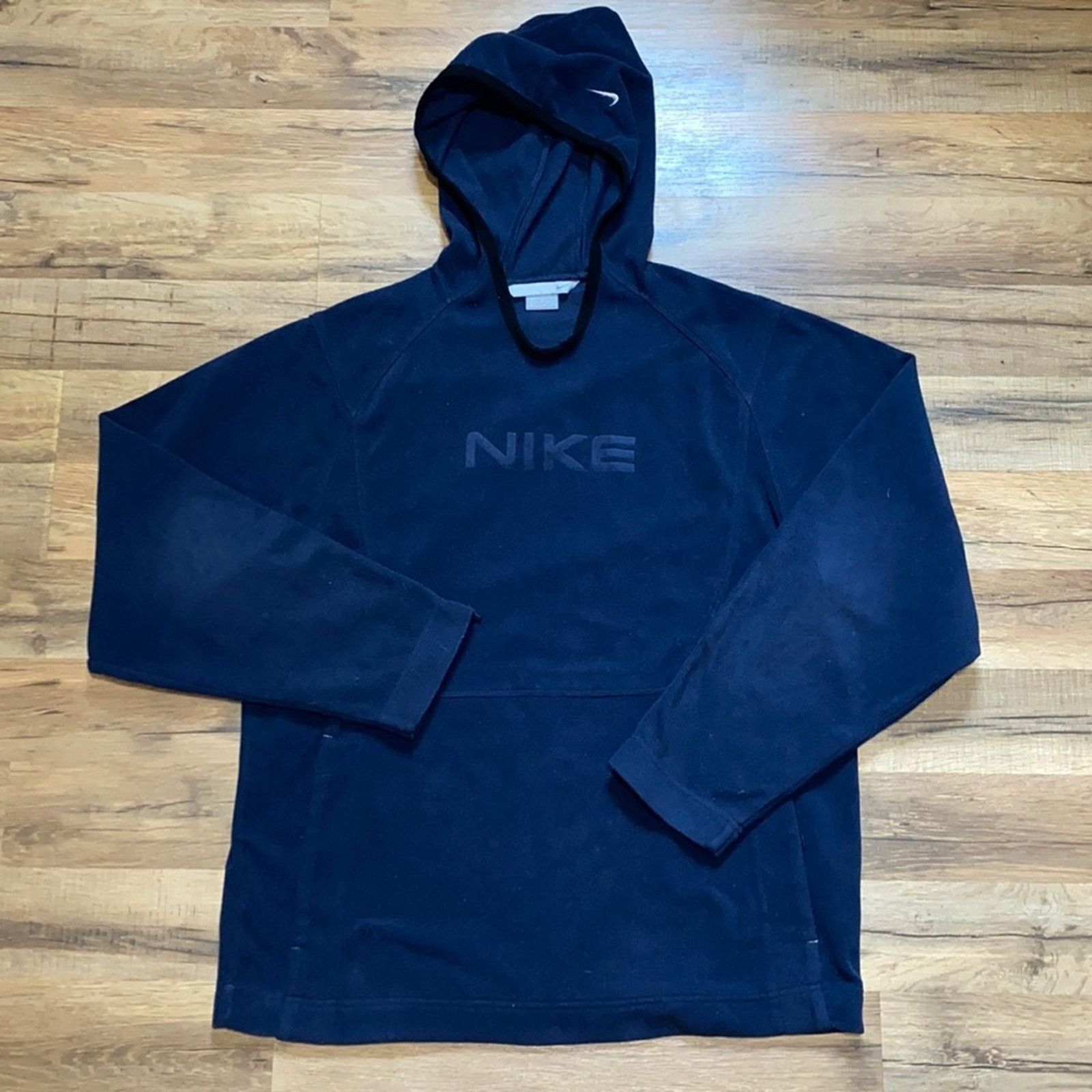 Nike Y2K fleece Nike spell out hoodie Size US M / EU 48-50 / 2 - 3 Thumbnail