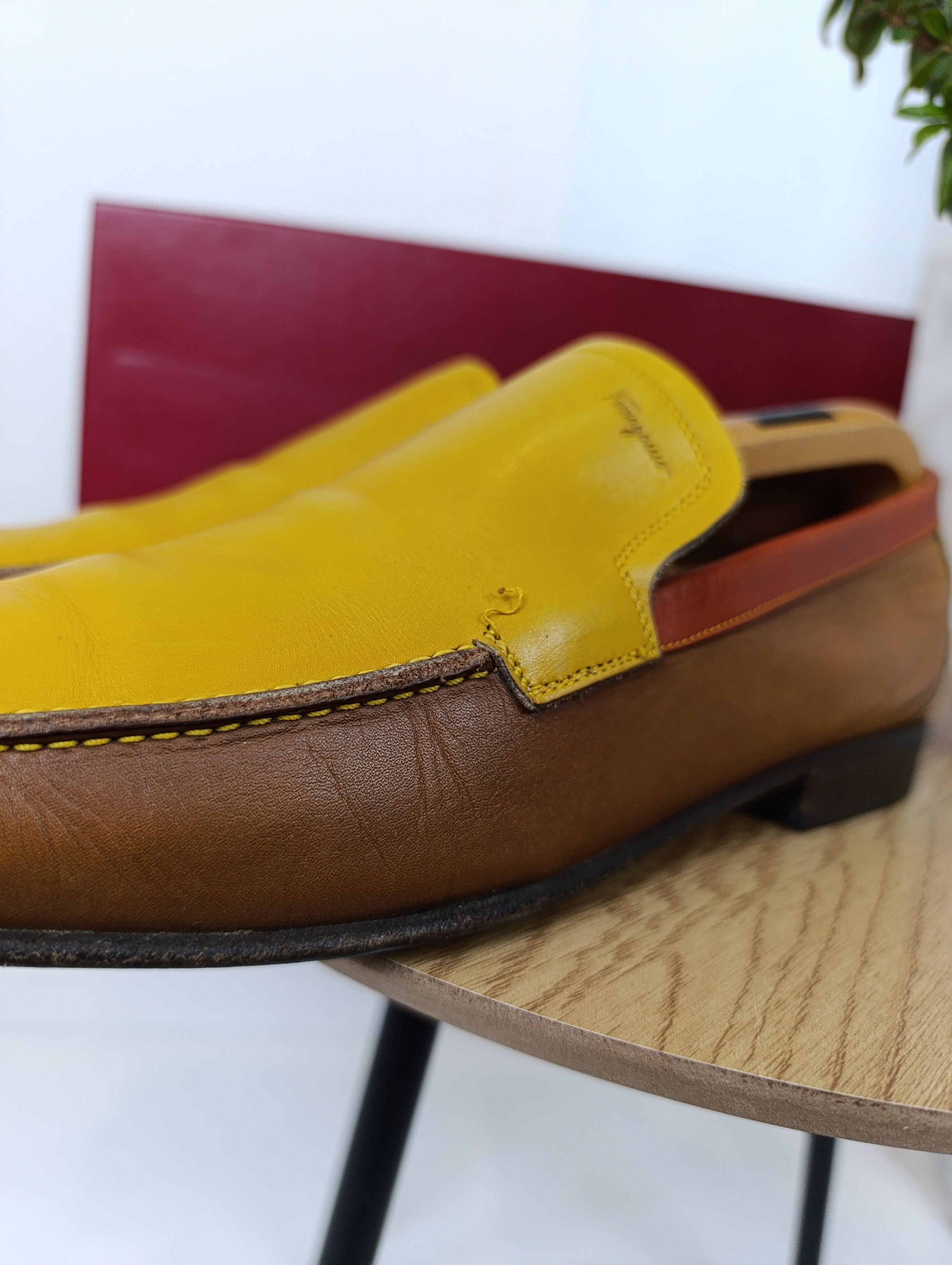 Salvatore Ferragamo SALVATORE FERRAGAMO LEATHER ITALIAN SHOES Size US 8 / EU 41 - 4 Thumbnail