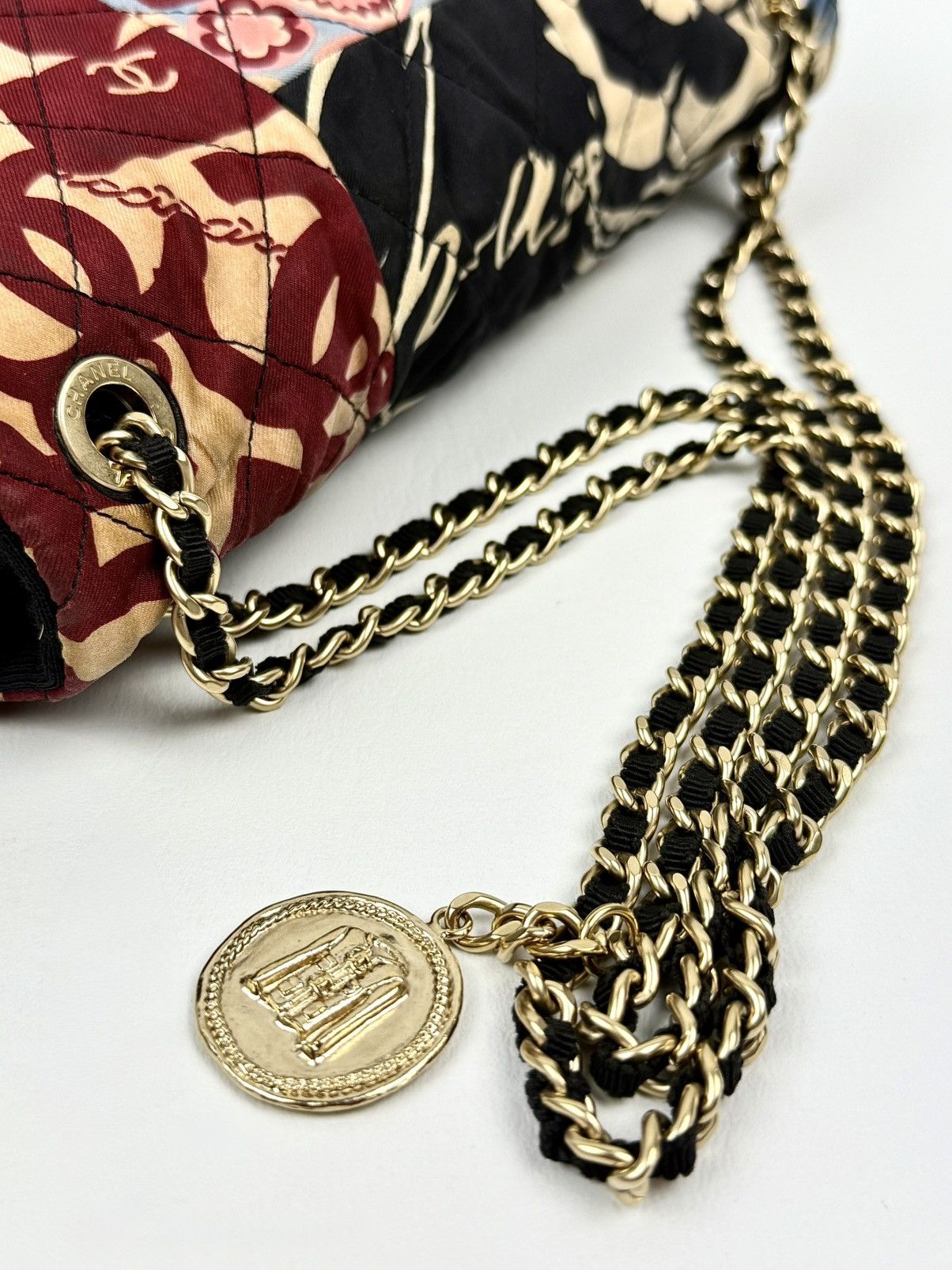 Chanel Chanel - 2014 - Jersey - Patchwork - Mini - Flap Size ONE SIZE - 13 Thumbnail