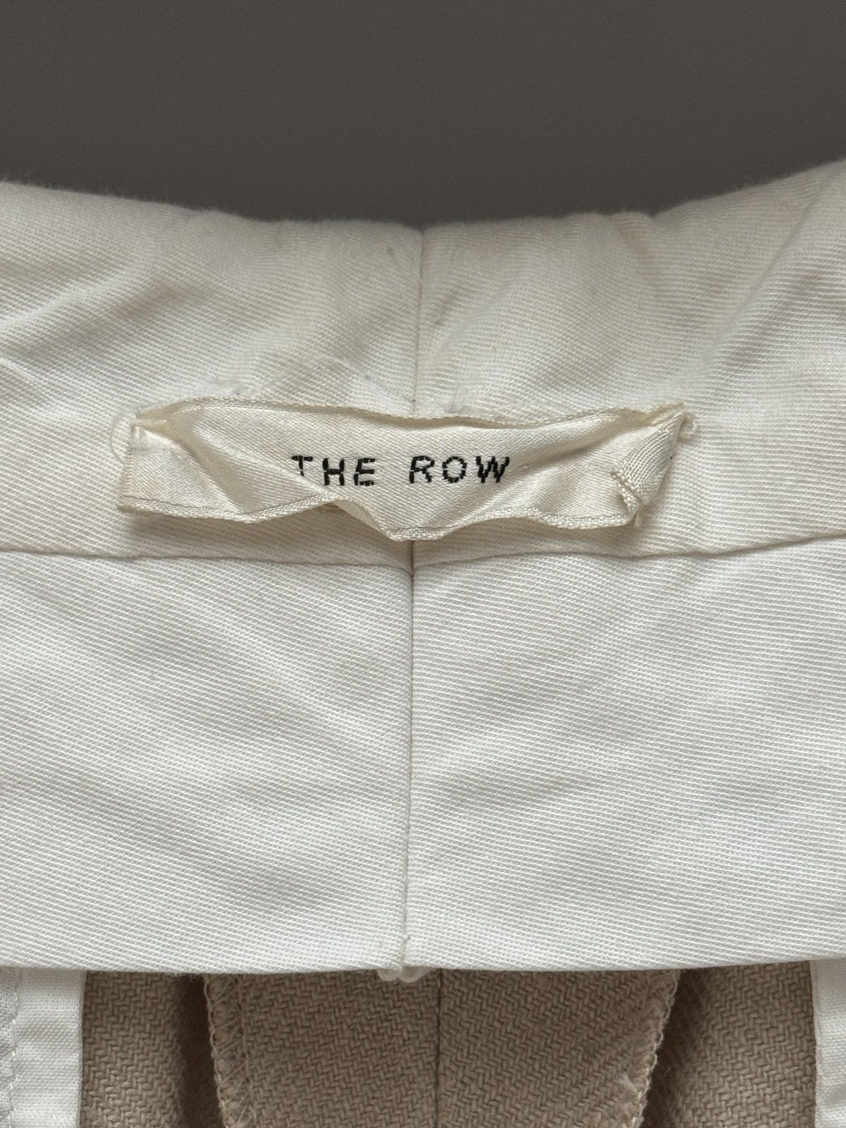 The Row The Row Mens Marcello Beige Linen Shorts size US 32 Size US 32 / EU 48 - 9 Thumbnail
