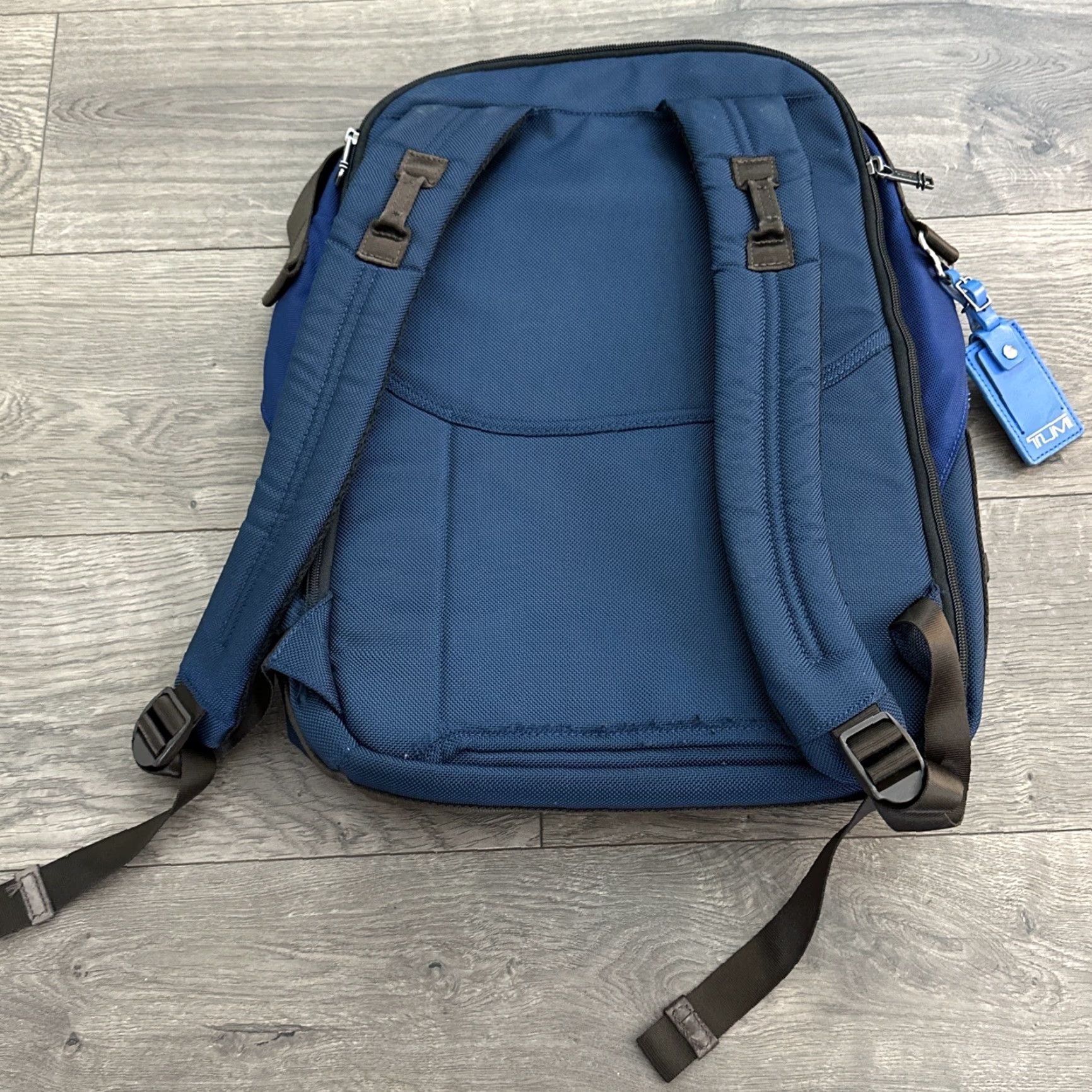 Tumi Tumi Alpha Bravo Cannon Backpack Rucksack Ballistic Nylon Blue 18x12x6 Medium Unisex Adults Leather Lining 22385BLCH Size ONE SIZE - 6 Thumbnail