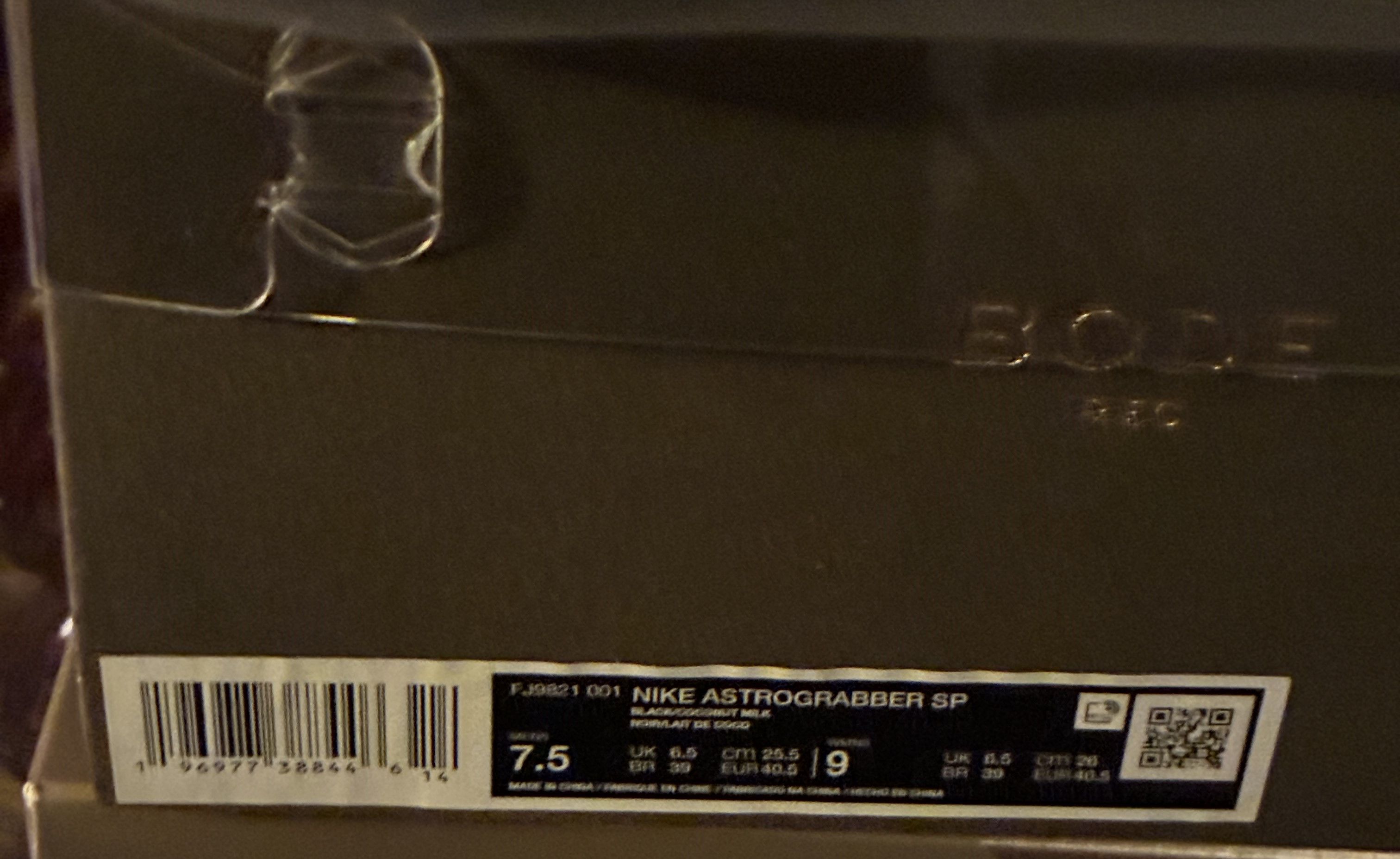 Bode Nike x Bode Astro Grabber SP Black Coconut Milk FJ9821-001 Size US 7.5 / EU 40-41 - 6 Thumbnail