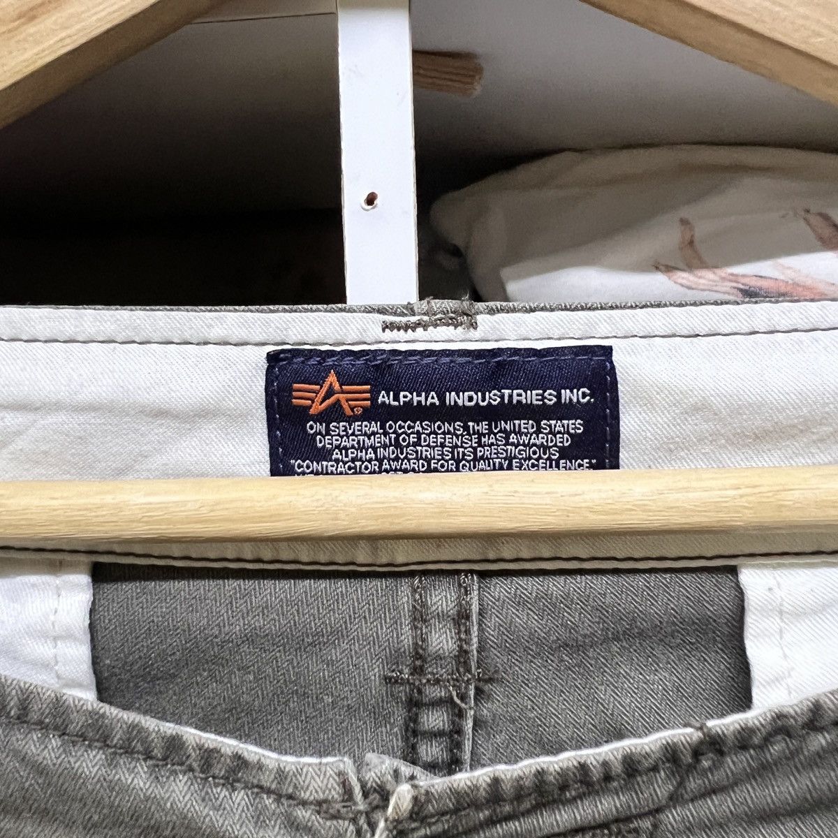 Alpha Industries × Vintage VTG ALPHA INDUSTRIES CARGO FLARE PANT Size US 33 - 3 Thumbnail