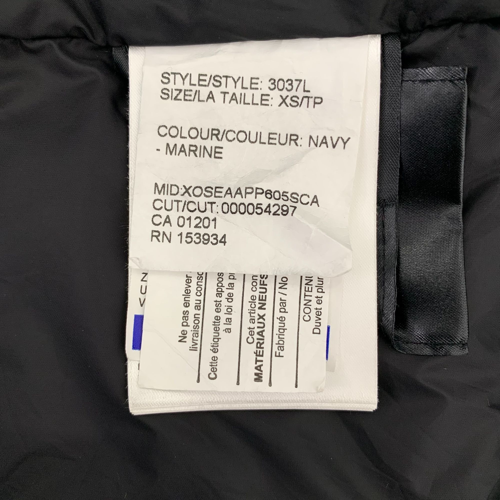 Canada Goose [Canada Goose] Navy Logo Patch Hooded Parka XS Size US XS / EU 42 / 0 - 6 Thumbnail