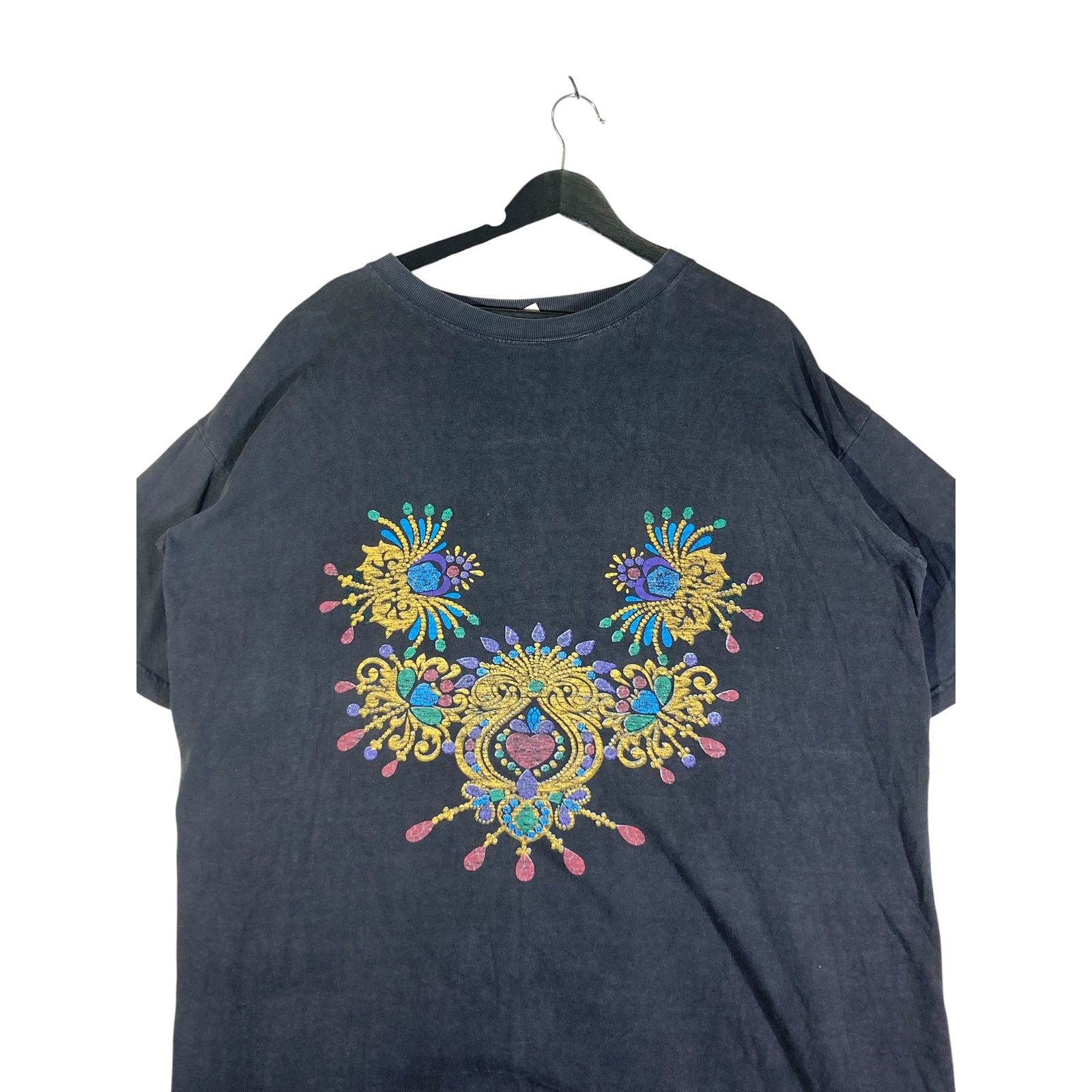 Vintage Vintage Mirrored Motifs Tee XXL Size US XXL / EU 58 / 5 - 2 Thumbnail