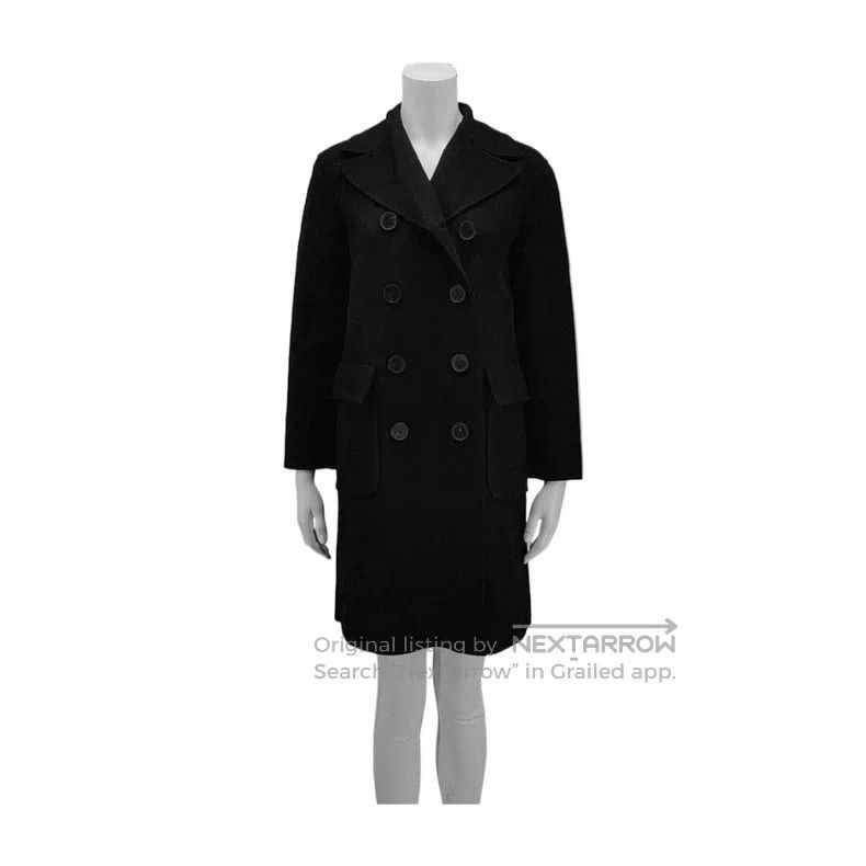 Valentino Valentino Black wool coat Size XXS / US 00 / IT 34 - 1 Thumbnail