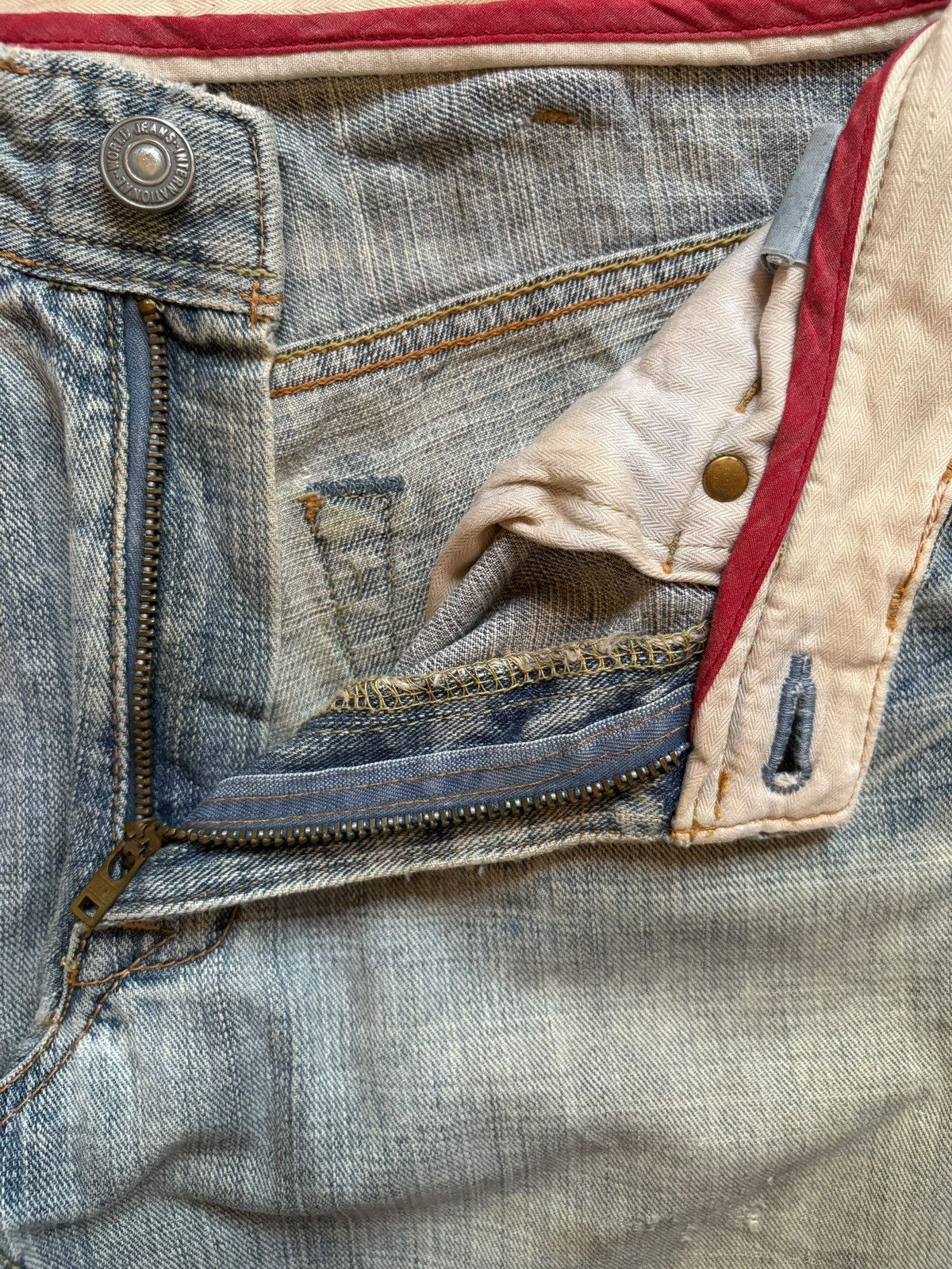 Japanese Brand Vintage Japanese Brand Mud Wash Distressed Baggy Jeans Size US 31 - 9 Thumbnail