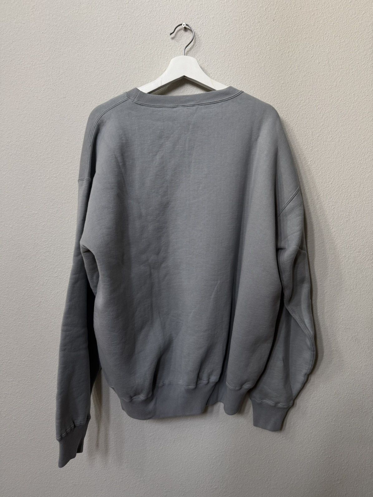 Auralee Blue gray smooth soft sweatshirt size 5 Size US XL / EU 56 / 4 - 4 Thumbnail