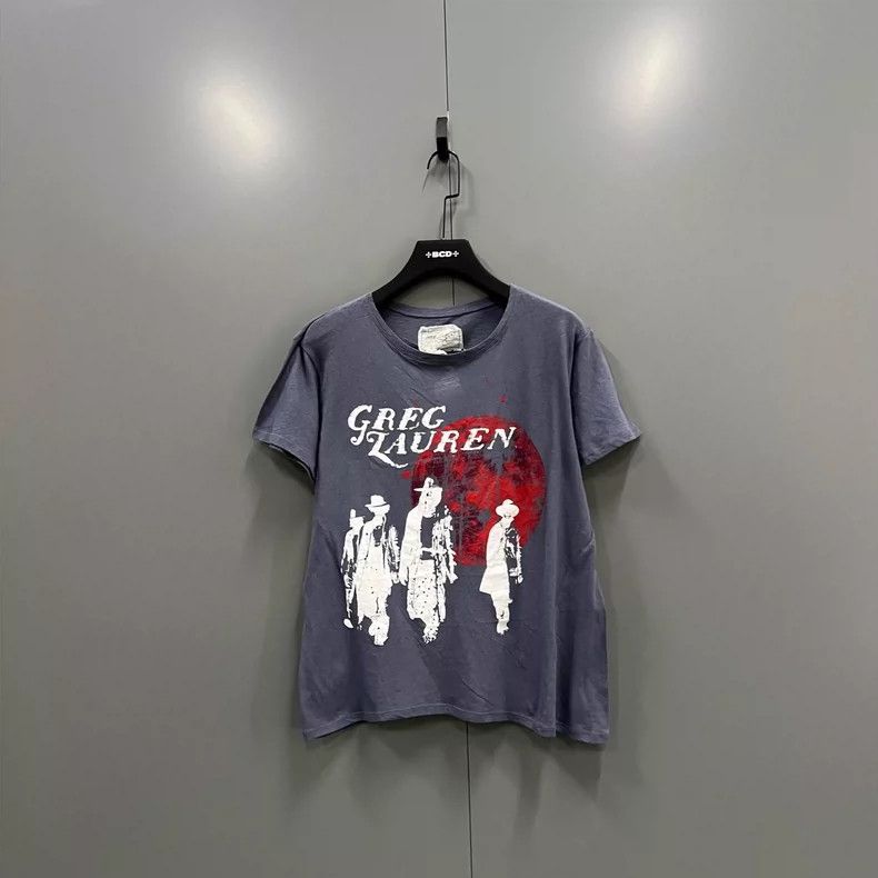 Greg Lauren greg lauren short sleeve graphic t-shirt-dmc Size US M / EU 48-50 / 2 - 1 Thumbnail