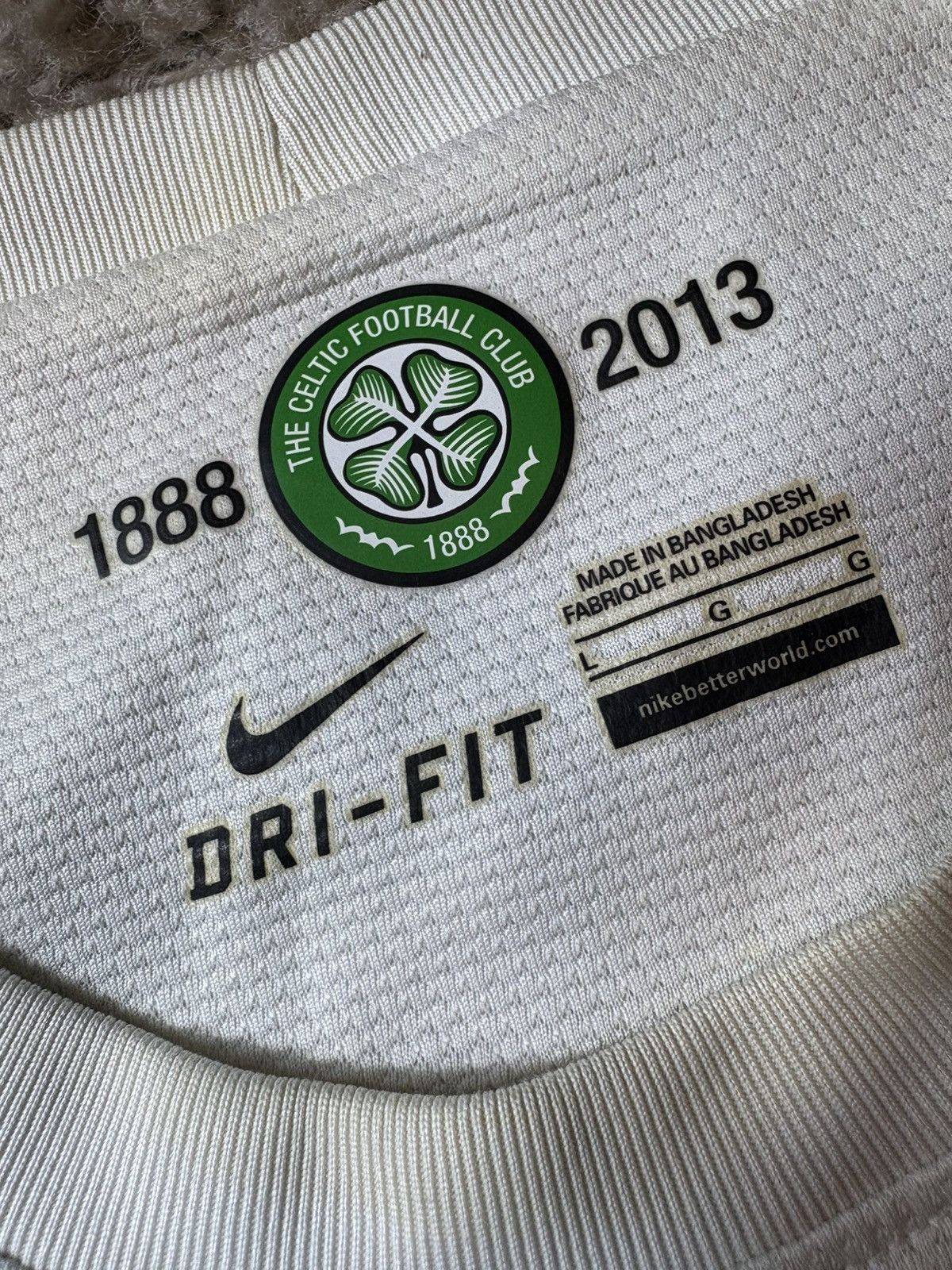 Nike 1888-2013 Nike Celtic FC Glasgow Home Football Shirt SIZE L Size US L / EU 52-54 / 3 - 4 Thumbnail