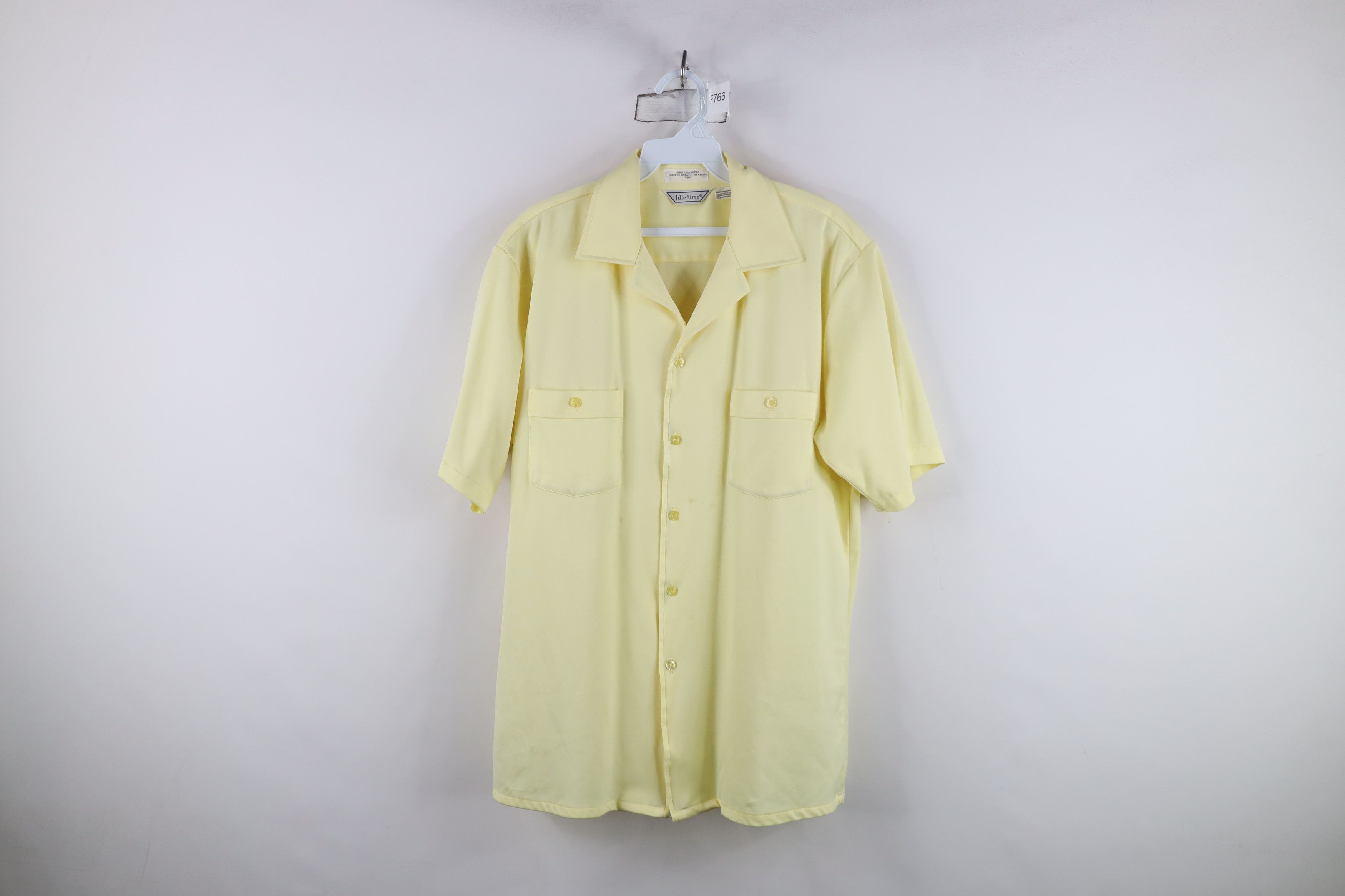 Vintage Vintage 70s Streetwear Knit Camp Collar Button Shirt Size US M / EU 48-50 / 2 - 1 Thumbnail