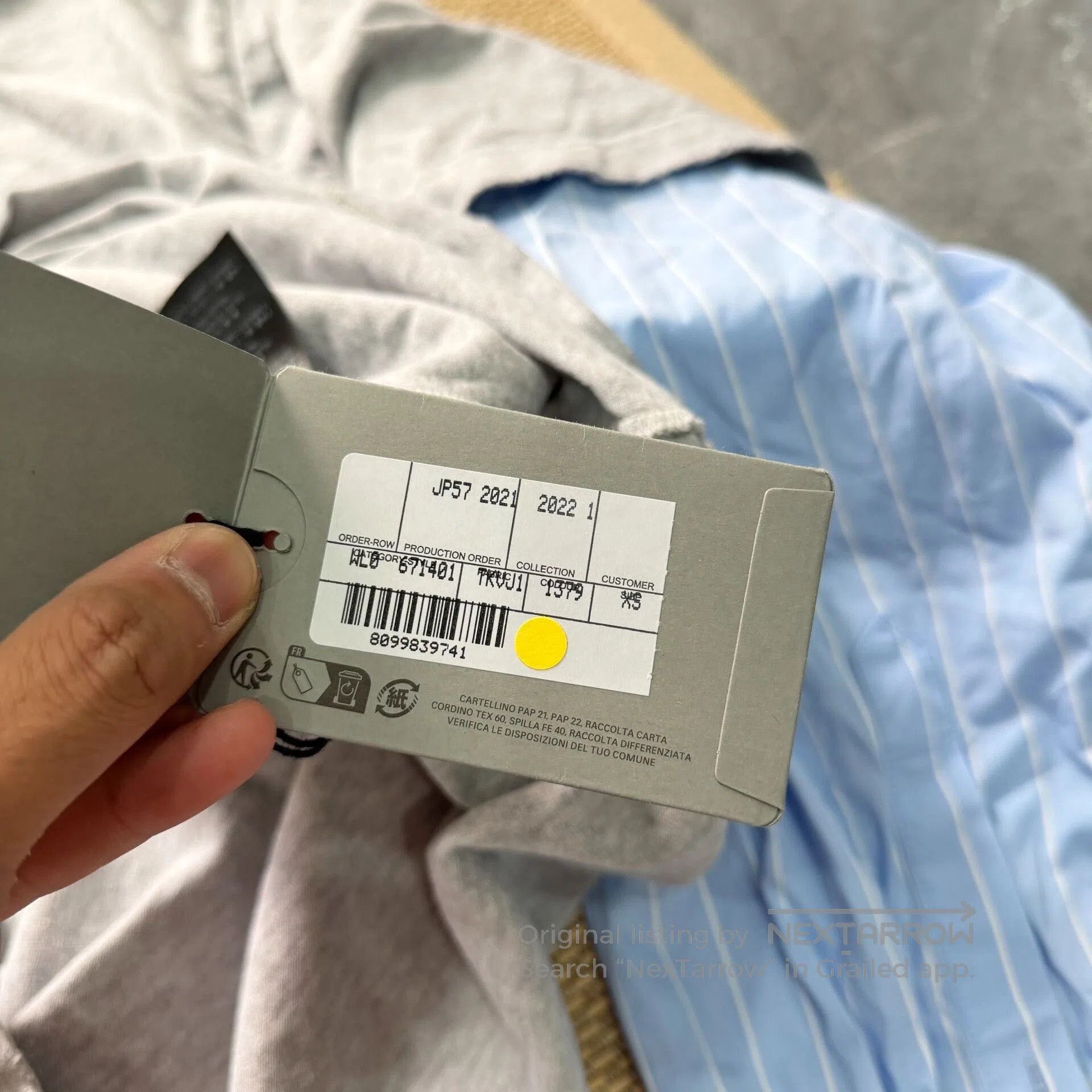 Balenciaga Balenciaga Gray Long Sleeve Shirt. Size US XS / EU 42 / 0 - 9 Thumbnail