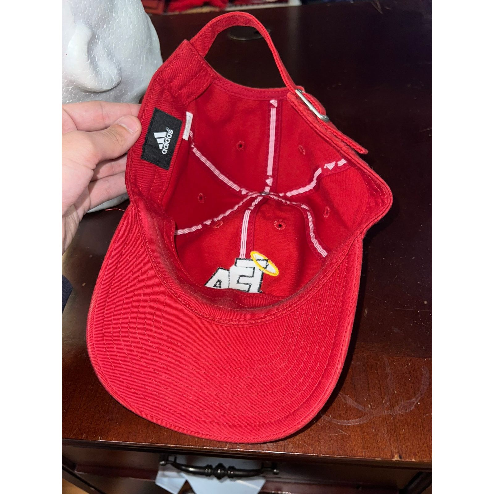 Adidas Adidas EA Sports Hat EA Angels Baseball Rare Red Promo Cap Size ONE SIZE - 6 Thumbnail