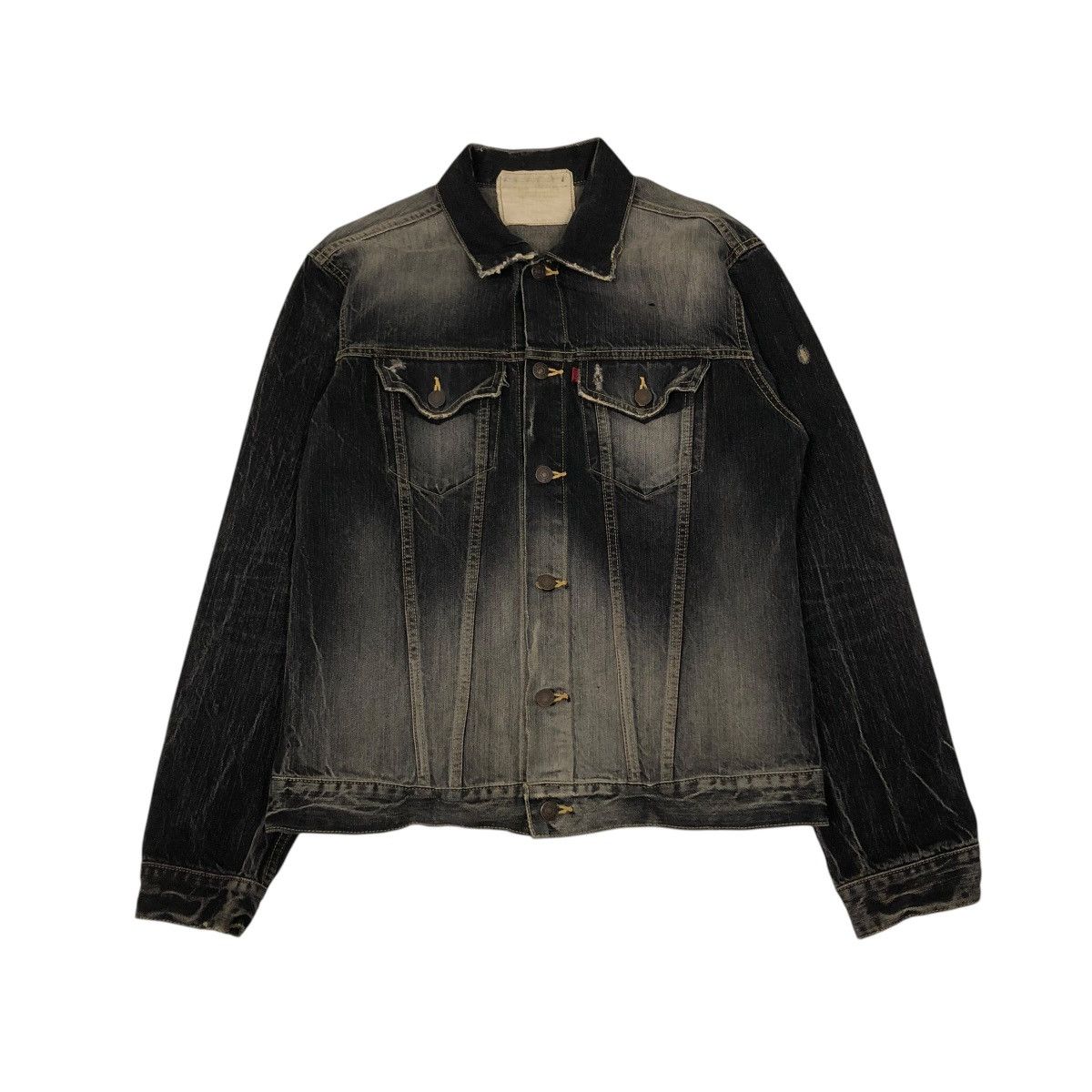 Edwin 🔥VINTAGE DENIM TRUCKER JACKET EDWIN MULTI POCKET Size US L / EU 52-54 / 3 - 1 Thumbnail