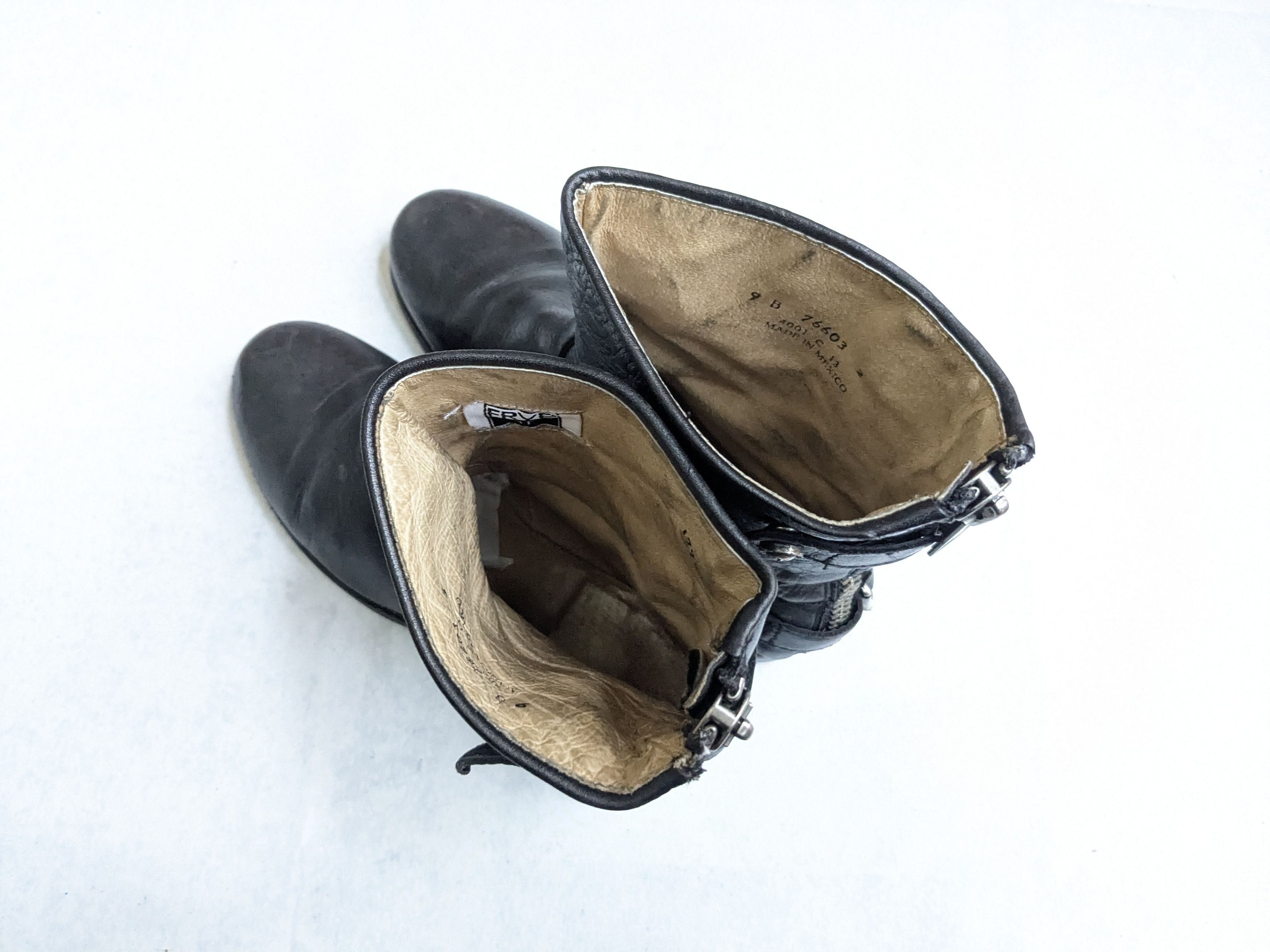 Frye Frye Engineer Boots Black Leather 7.5 Motorcycle Biker Size US 7.5 / EU 40-41 - 17 Thumbnail