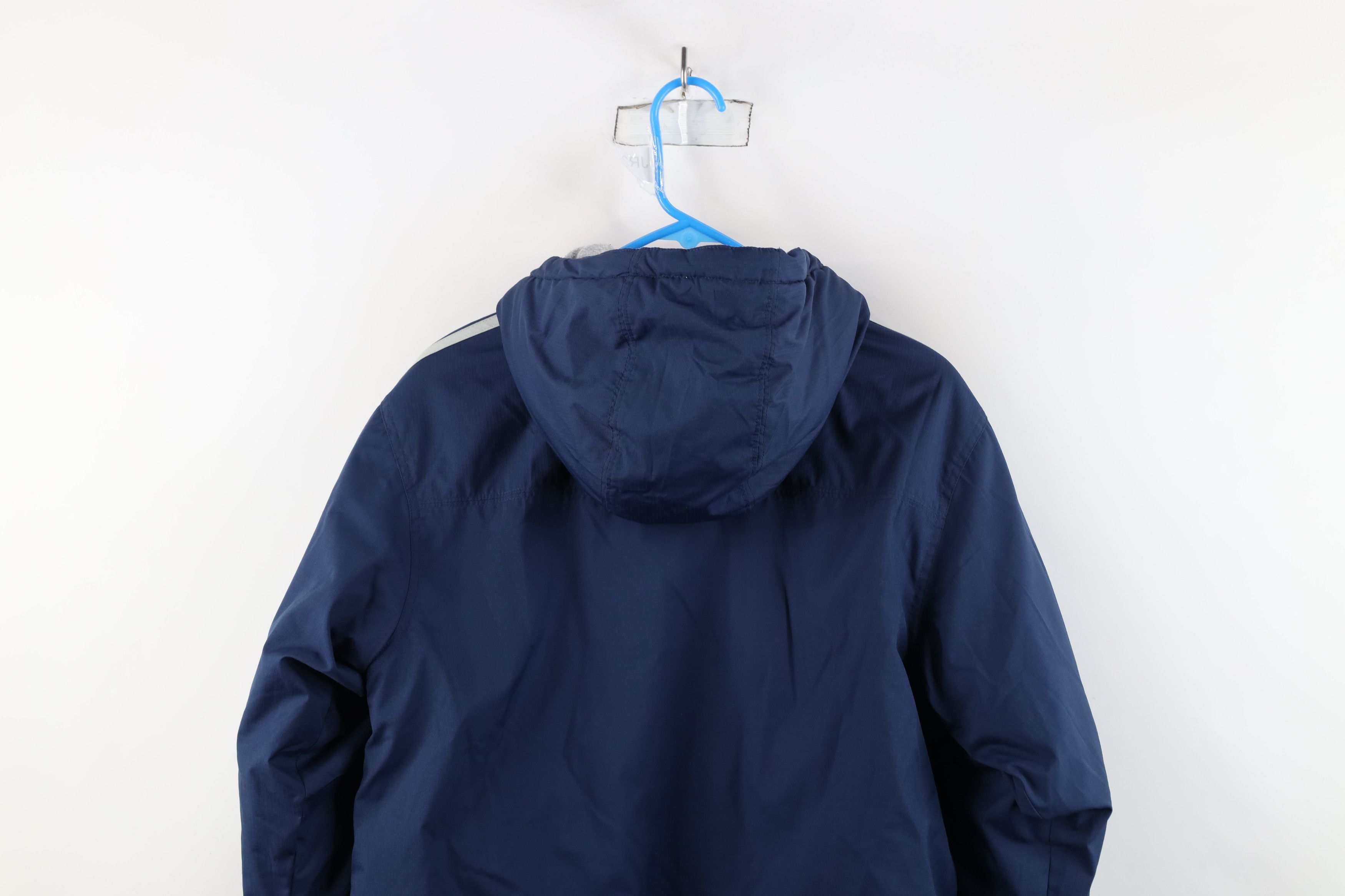Adidas × Vintage Vintage Y2K 2003 Adidas Striped Reversible Hooded Jacket Size L / US 10 / IT 46 - 9 Thumbnail