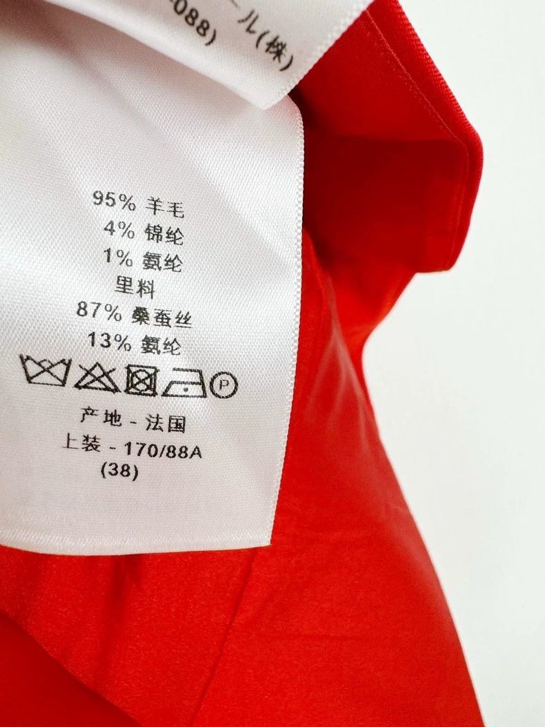 Dior Dior Wool Silk Top in Red-2506 Size M / US 6-8 / IT 42-44 - 6 Thumbnail