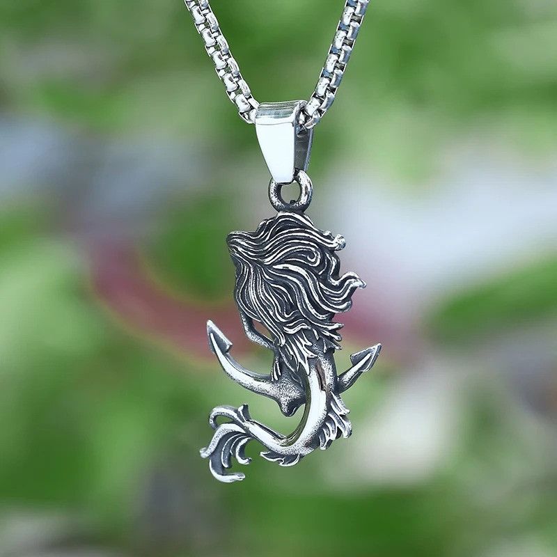 Japanese Brand × Jewelry Retro Two-Sided Pendant Necklace 2025 Size ONE SIZE - 2 Thumbnail